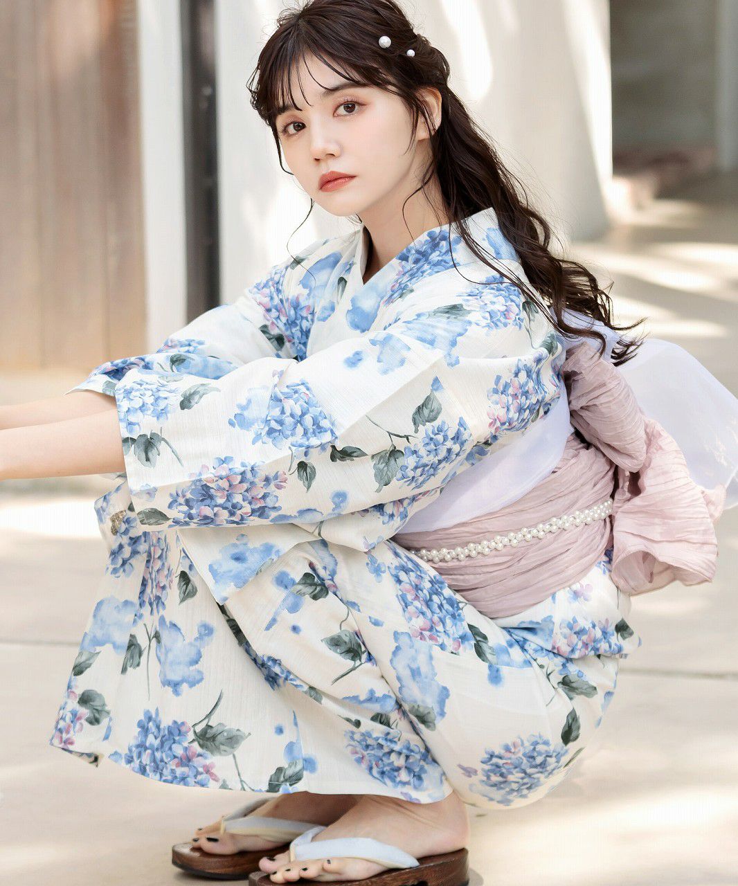 Dita 浴衣　湊色の水彩紫陽花 先行予約/5月中旬より順次発送予定】湊色の水彩紫陽花 | Dita