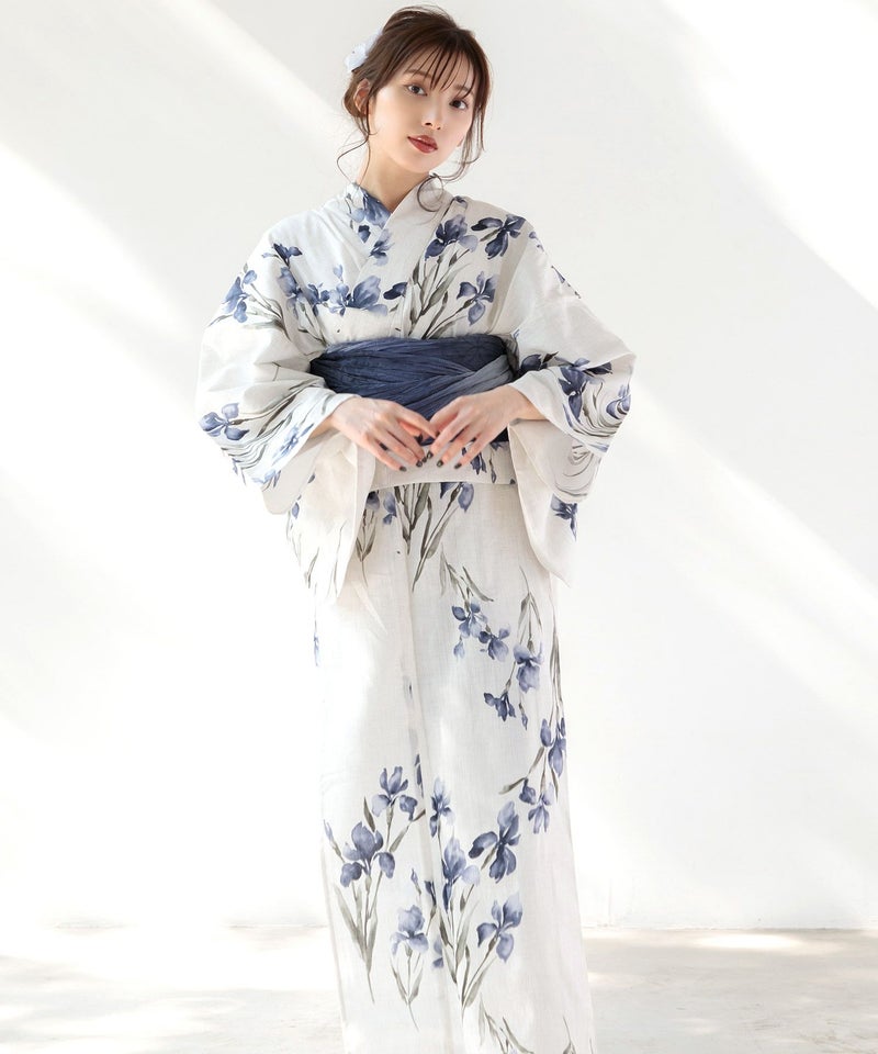 新品】Dita 京の水墨画(涼) 浴衣5点セット DITA 浴衣5点セット【京