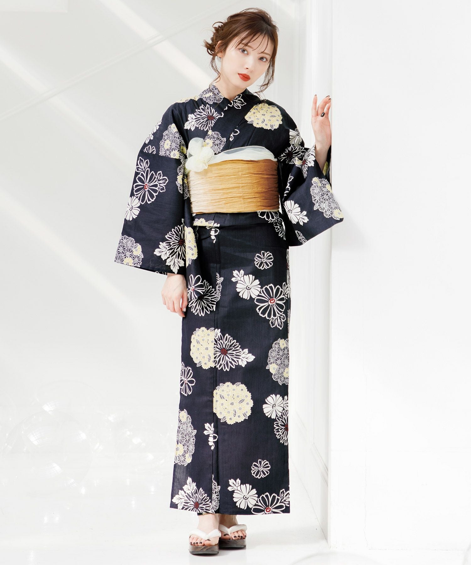 ♡Dita♡ 2025 浴衣5点セット【藍紺地に和調古典】新品未使用 藍紺地に和調古典 | Dita（ディータ）オフィシャルストア