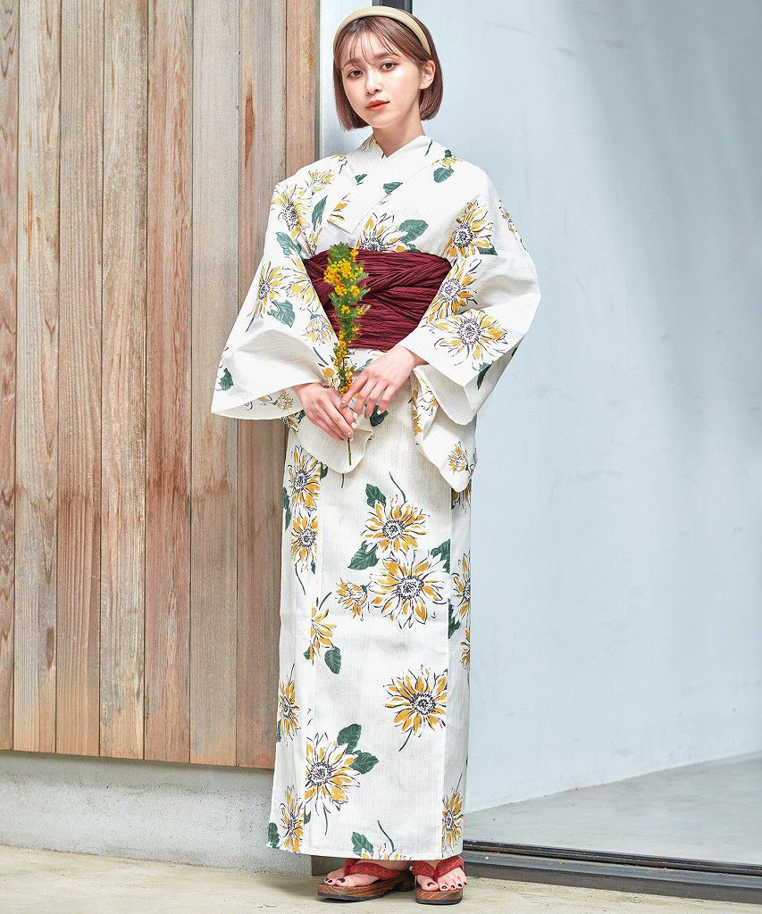 Ditaディータ　はんなりオトナ浴衣５点セット　夏色の向日葵しらべ はんなり向日葵しらべ | Dita（ディータ）オフィシャルストア