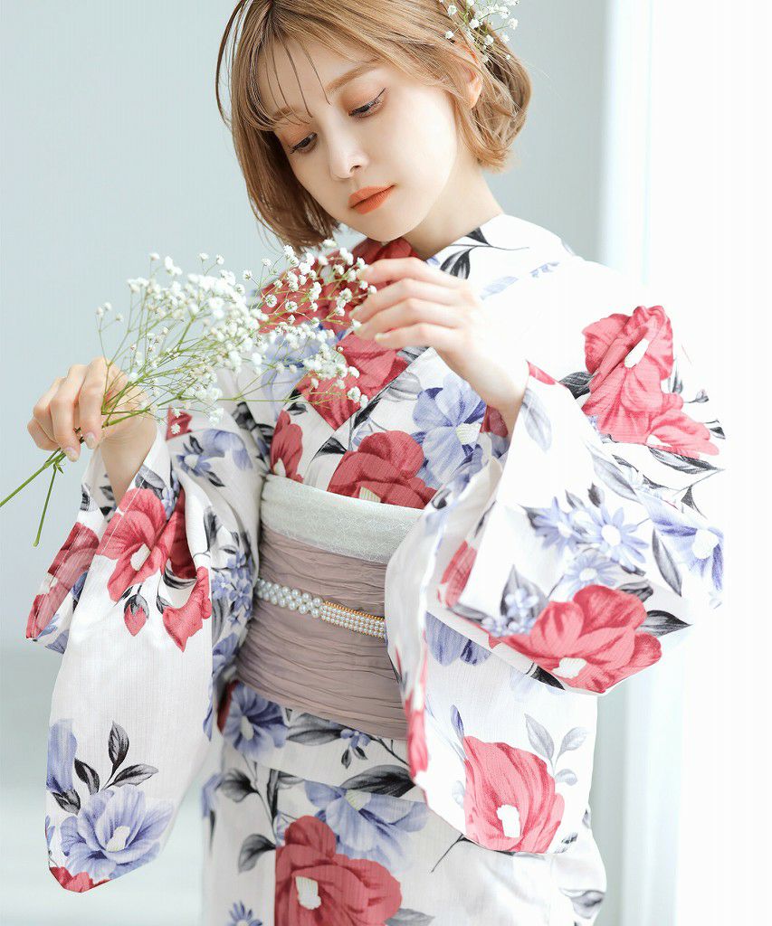 【Dita ディータ】 京のはんなり椿 浴衣・帯・下駄・腰ひも セット 花柄 京のはんなり椿 | Dita（ディータ）オフィシャルストア