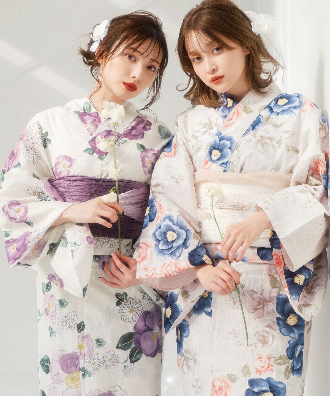 Dita 京藤色の菊重ね　浴衣 京藤色の丸椿 | Dita（ディータ）オフィシャルストア