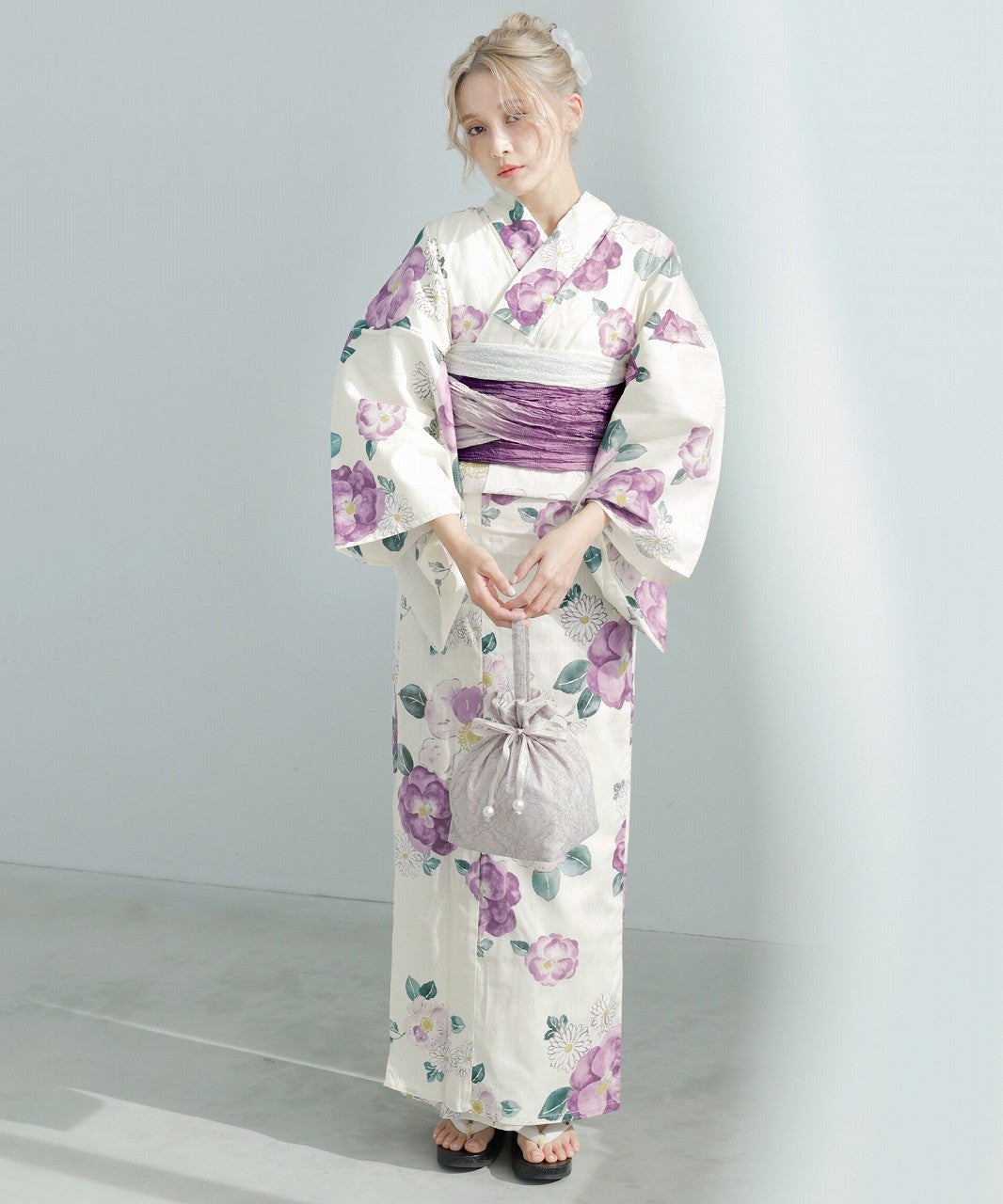 Dita 京藤色の菊重ね　浴衣 dita 浴衣 京藤色の菊重ね 【公式通販】