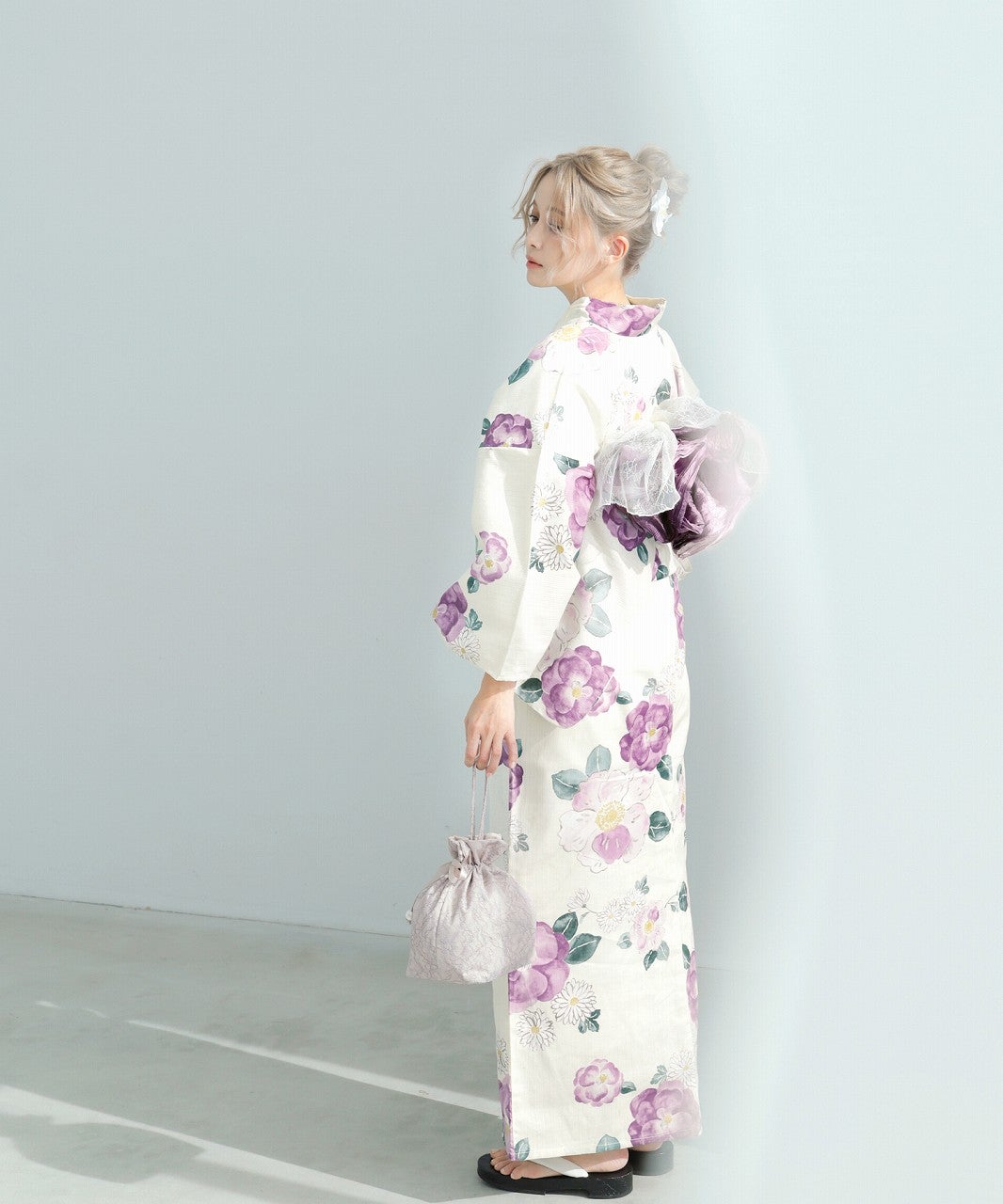 Dita 京藤色の菊重ね　浴衣 dita 浴衣 京藤色の菊重ね 【公式通販】