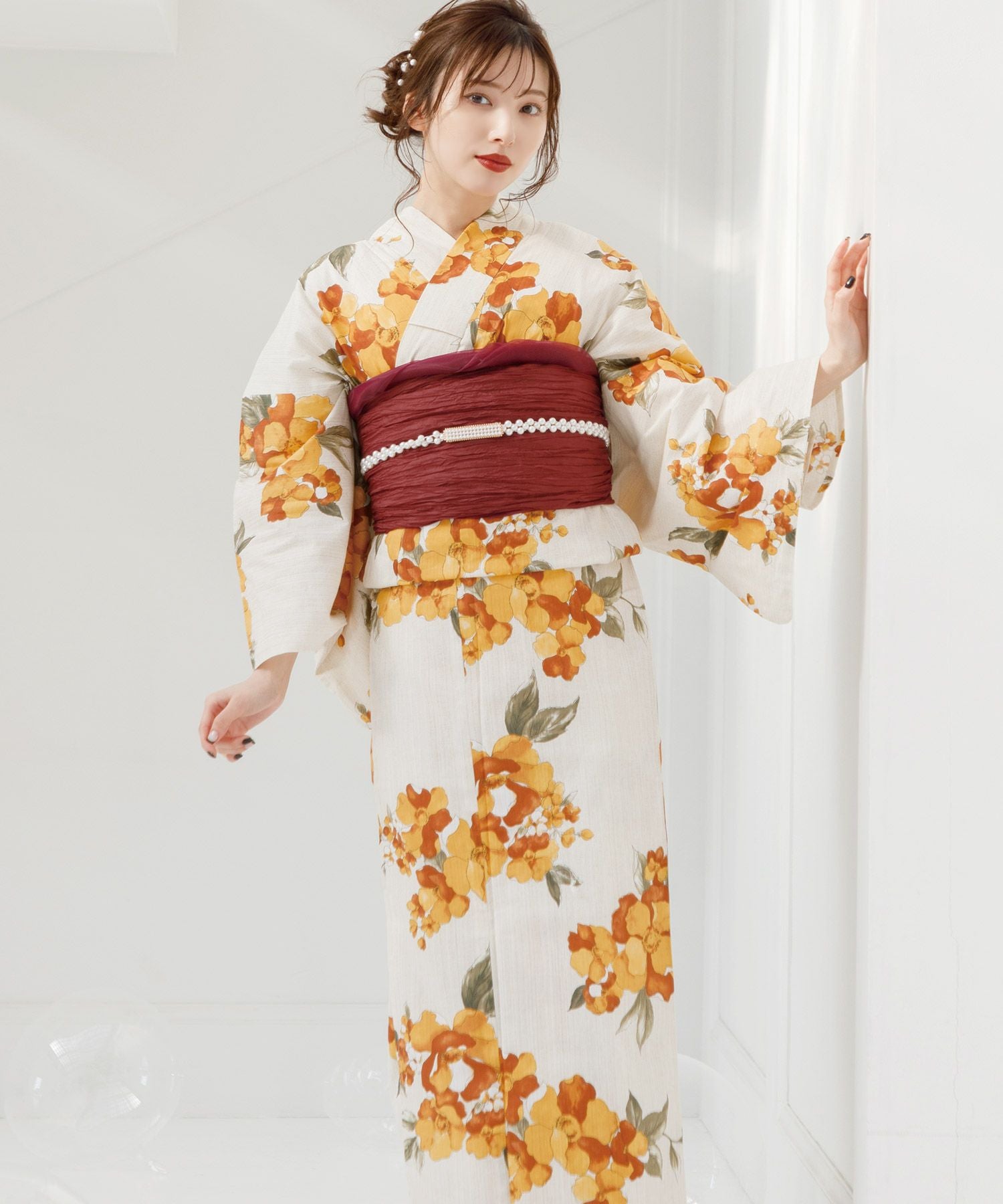 古典大正ロマン　Dita ディータ　浴衣　ツバキ　椿 大正ロマン椿寄せ | Dita（ディータ）オフィシャルストア