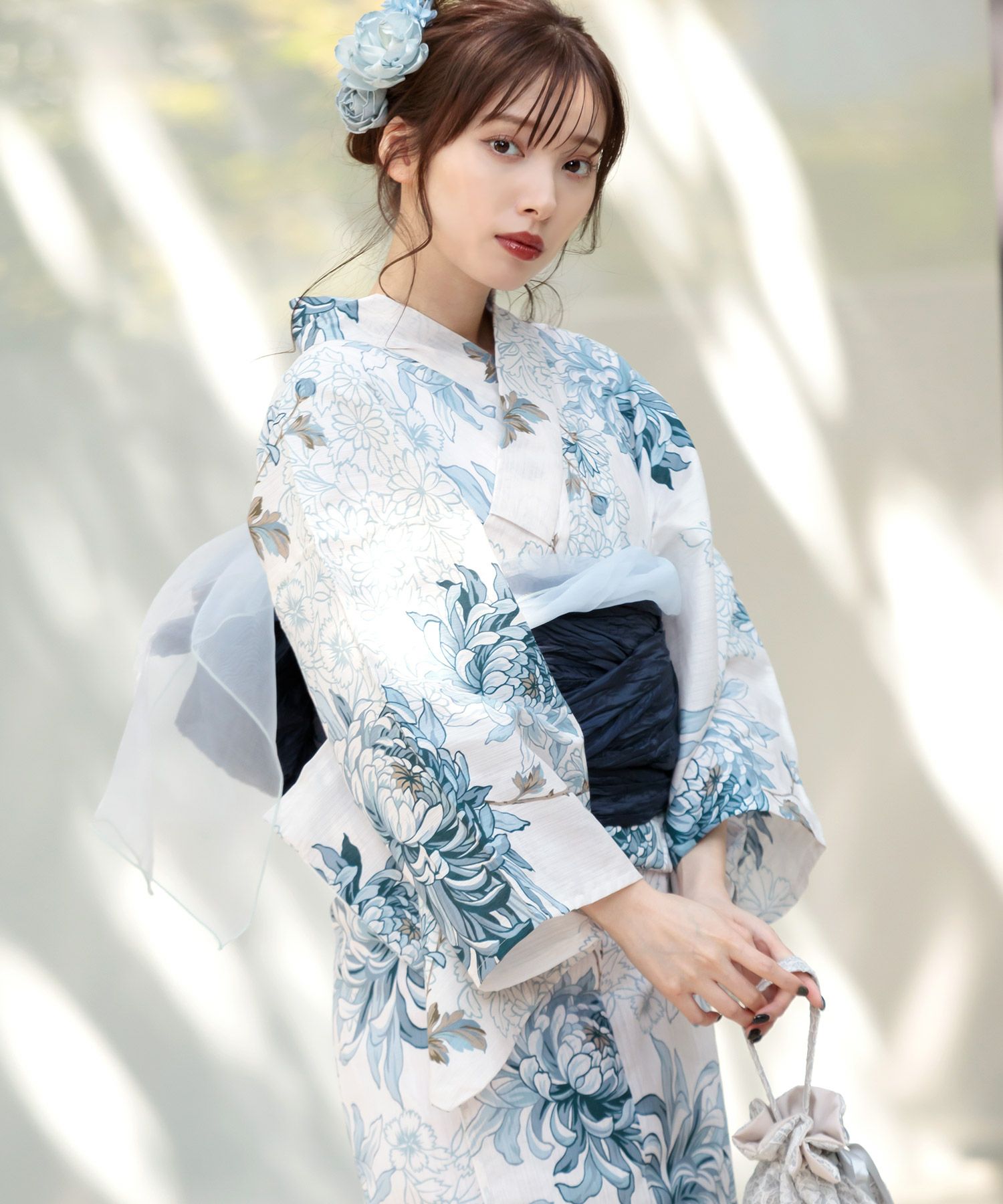 DITA 湊色の乱菊重ね 浴衣 湊色の乱菊重ね | Dita（ディータ）オフィシャルストア