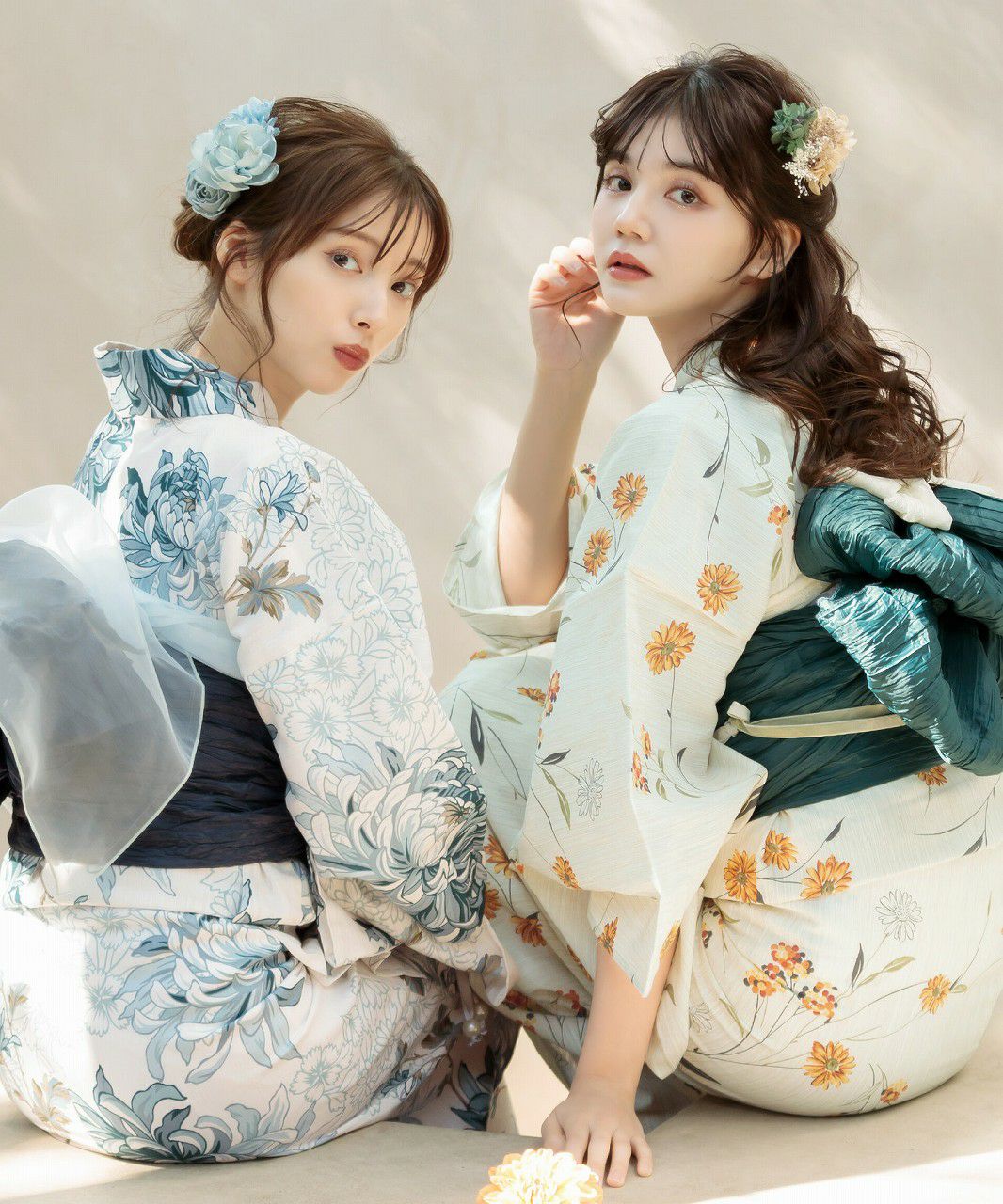 Dita 湊色の乱菊重ね　浴衣セット 湊色の乱菊重ね | Dita（ディータ）オフィシャルストア