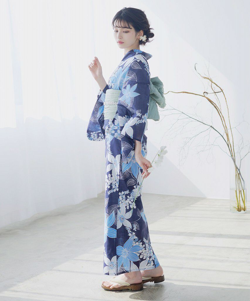 新品♡Ditaディータ♡オトナはんなり高級浴衣５点セット【幻想鏡花水月(柑橘)】 幻想鏡花水月(柑橘) | Dita（ディータ）オフィシャルストア
