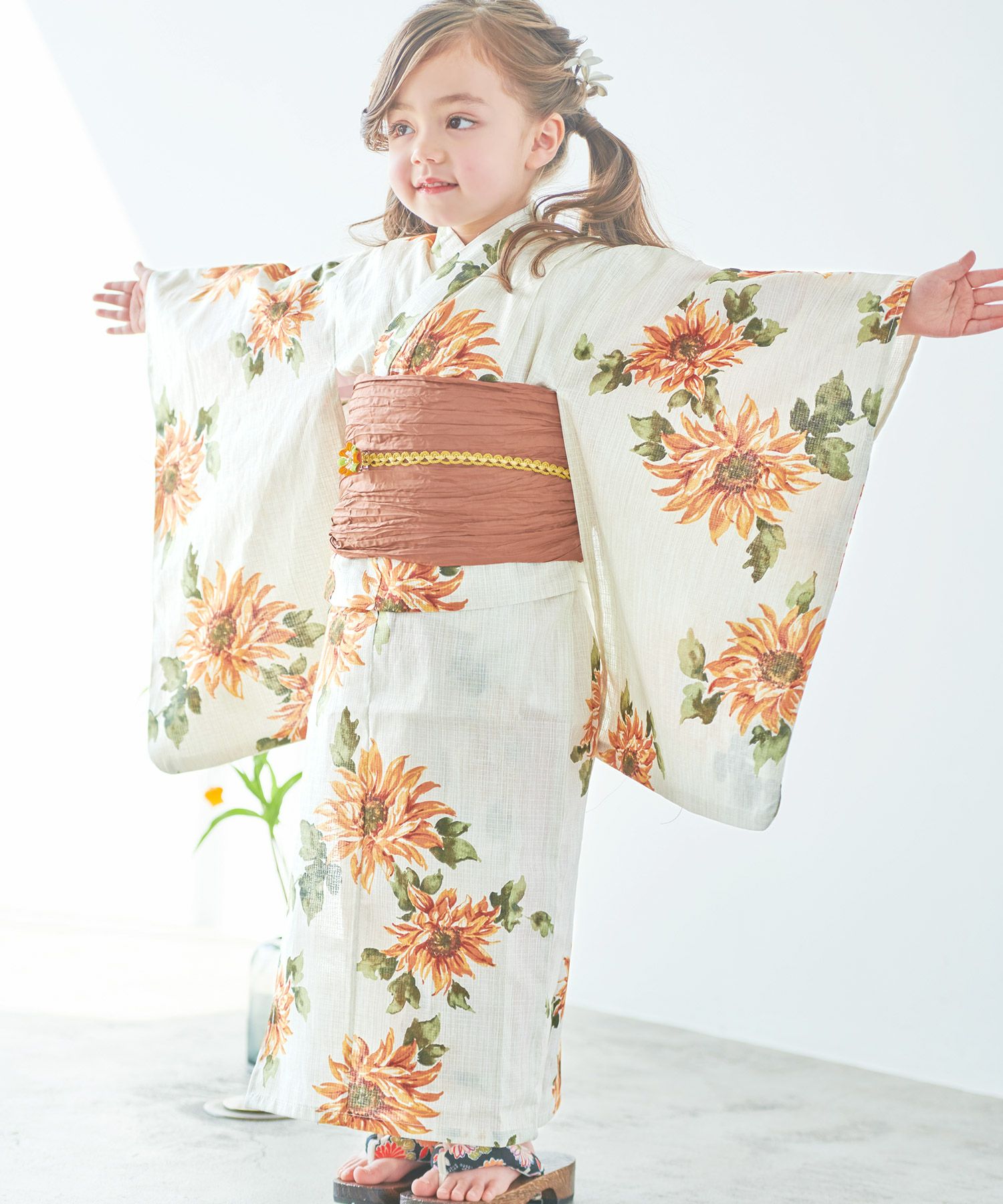 先行予約/6月上旬より順次発送予定】夏色の向日葵しらべ(kids) | Dita