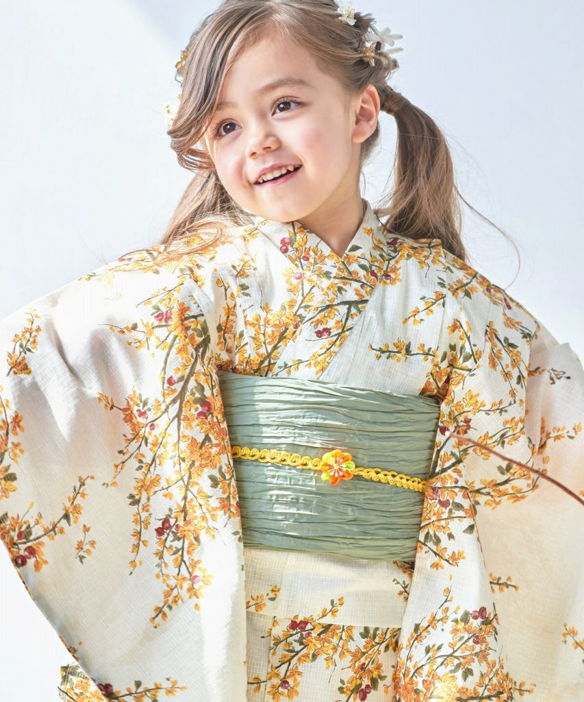 DITA 浴衣 琴の幻想咲きちらし セット 琴の幻想咲きちらし(kids