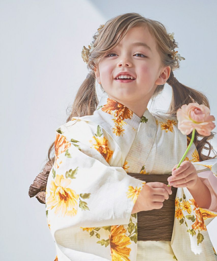 Dita 浴衣 夏色の花重ね 夏色の花重ね(kids) | Dita（ディータ）オフィシャルストア