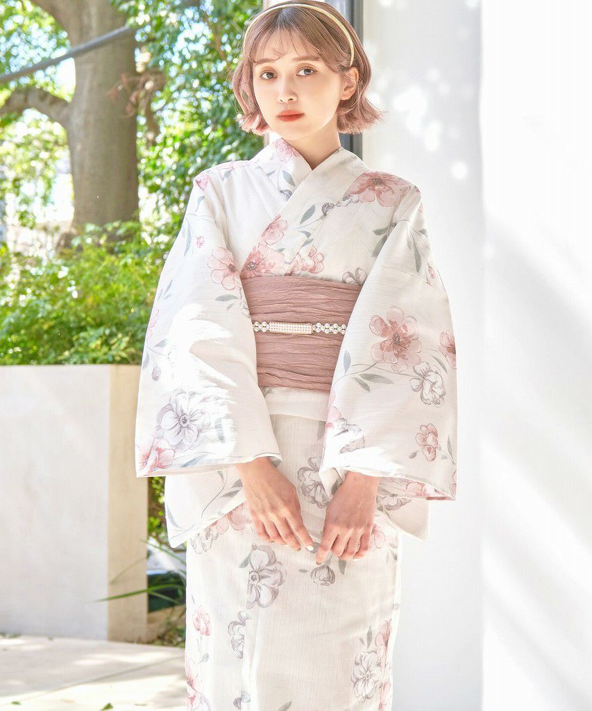 DITA花柄浴衣・帯セット【桜梅桃李】 楽天市場】浴衣 レディース 5点セット 大人 可愛い 女性 婦人 お洒落