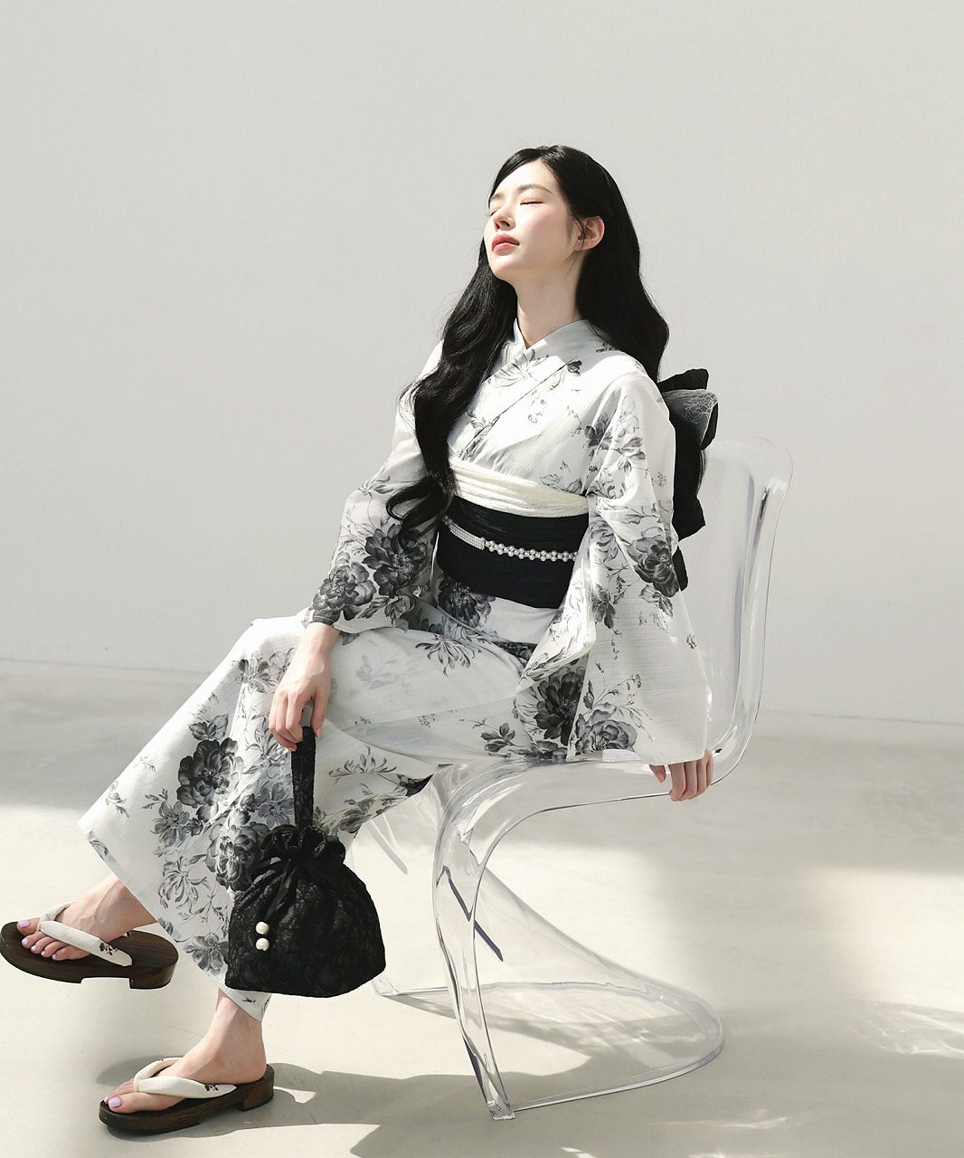DITA 浴衣セット 水彩の十六夜色 水彩の十六夜色 | Dita（ディータ）オフィシャルストア