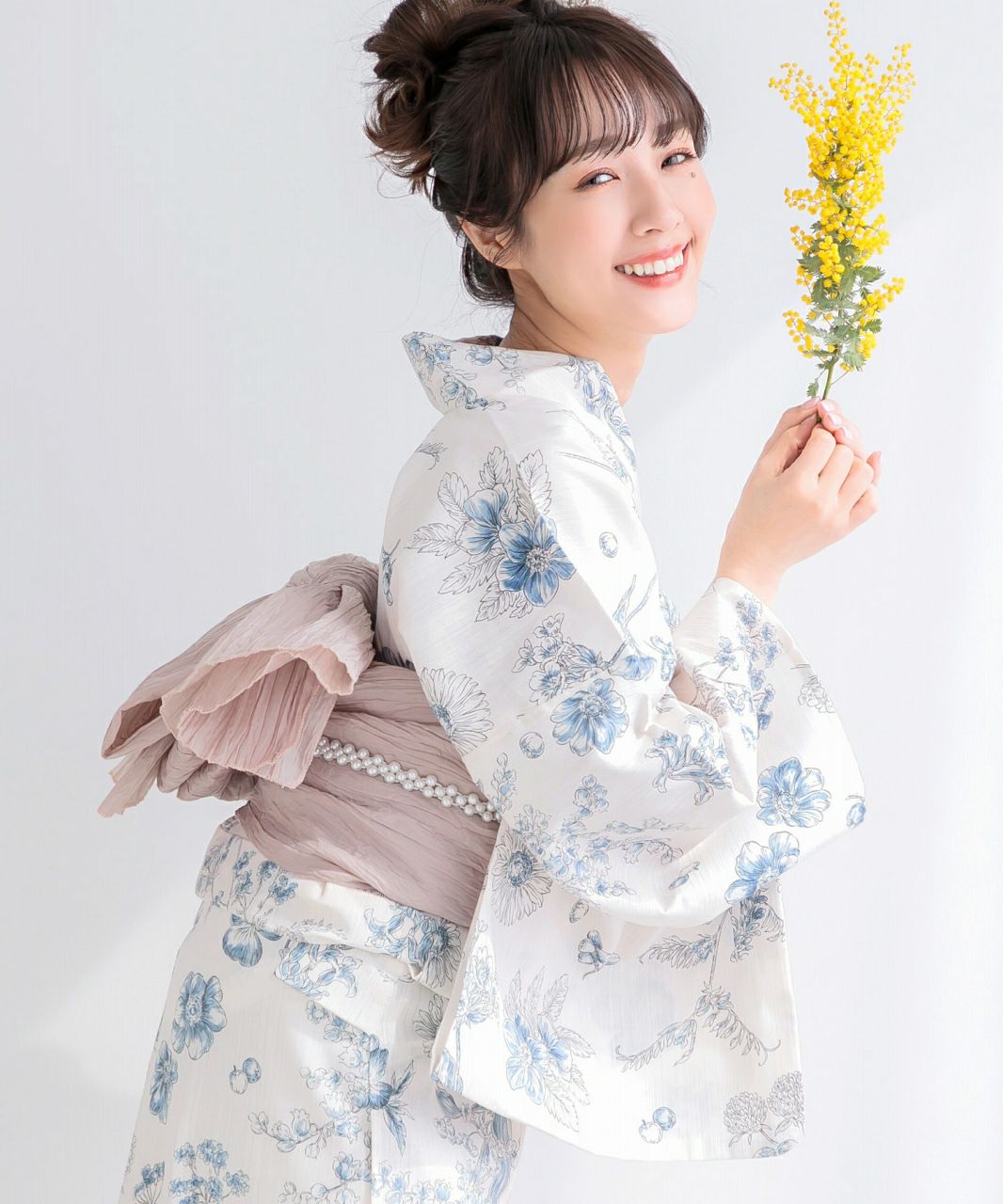 dita 浴衣　湊色の花しらべ　水色 湊色の燦々しらべ | Dita（ディータ）オフィシャルストア