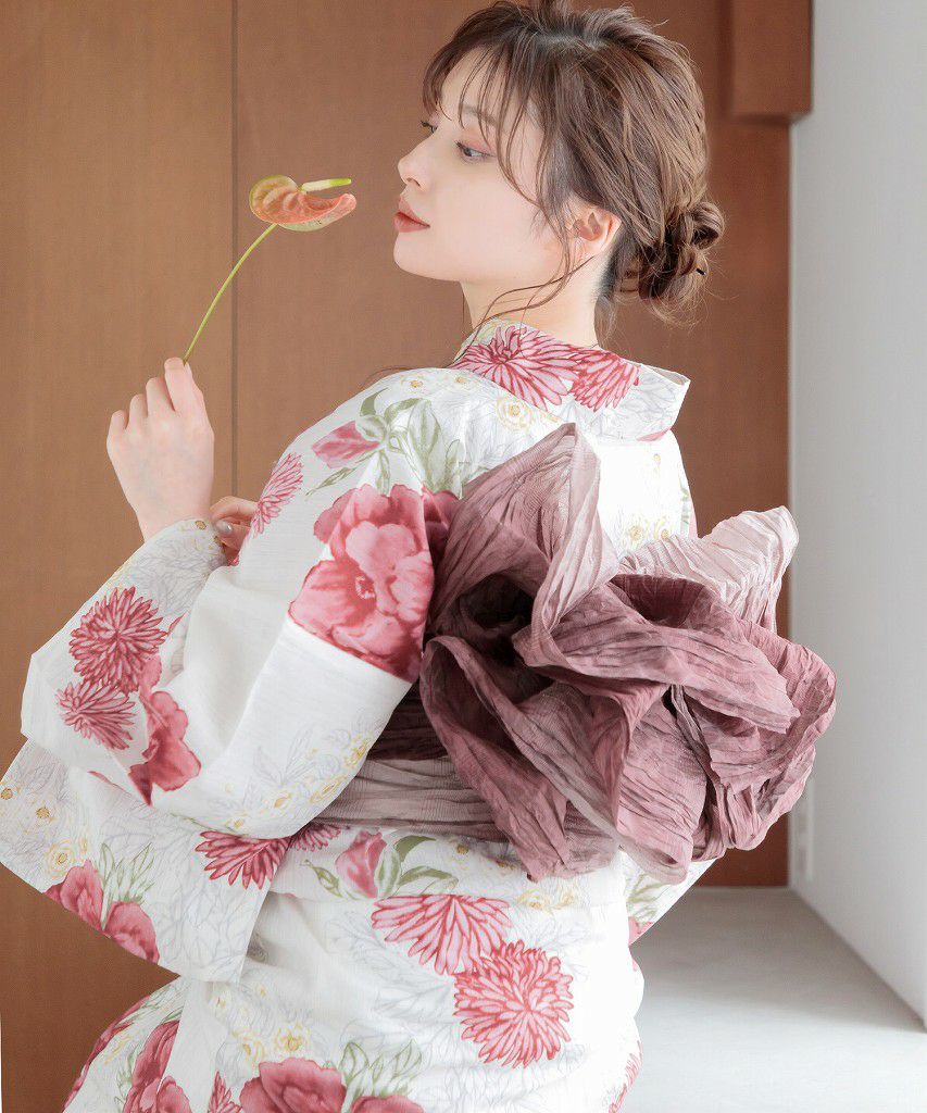 dita 大正ロマン牡丹寄せ　浴衣セット　(公式サイト売り切れ品) 大正ロマン牡丹寄せ | Dita（ディータ）オフィシャルストア