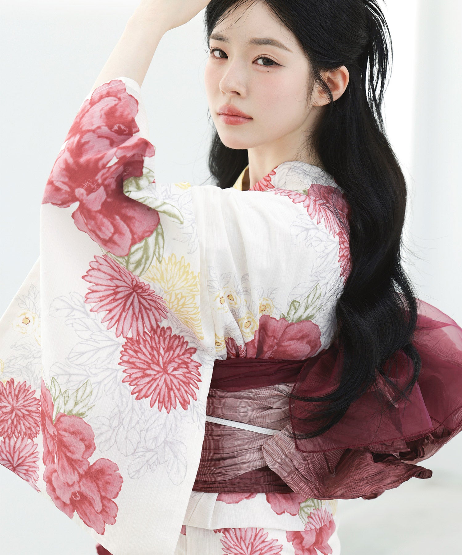 浴衣 Dita 大正ロマン牡丹寄せ 完売品♡ 大正ロマン牡丹寄せ | Dita