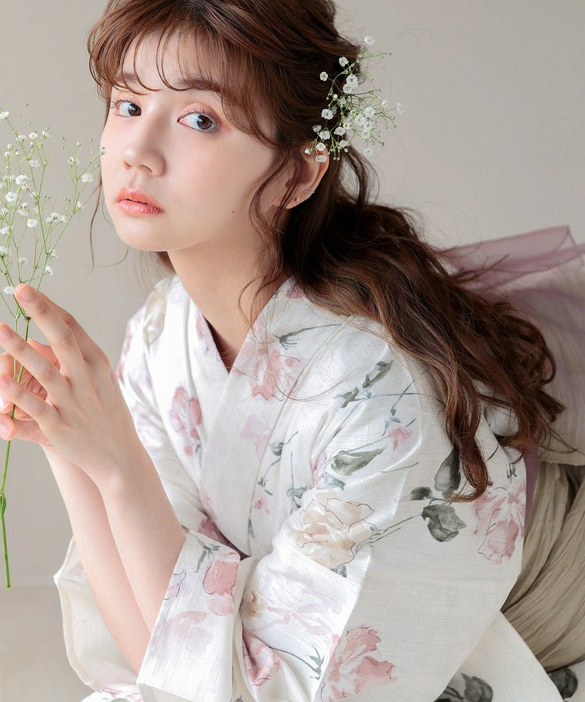dita浴衣 桜花色の浮世花 桜花色の浮世花 | Dita（ディータ）オフィシャルストア