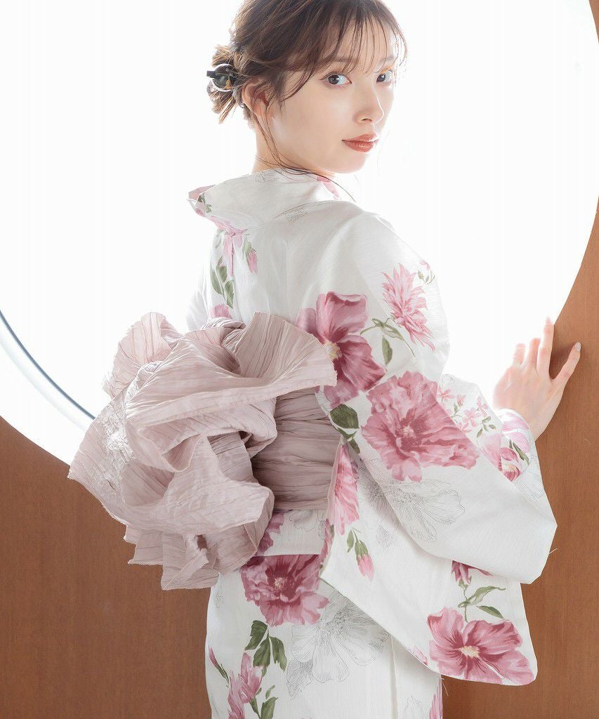 朱風の花重ね Dita 浴衣 5点セット(着付けマニュアルなし) 朱風の花重ね | Dita（ディータ）オフィシャルストア