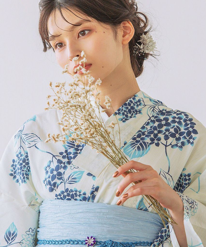 生成り色地に紫陽花 | Dita（ディータ）オフィシャルストア
