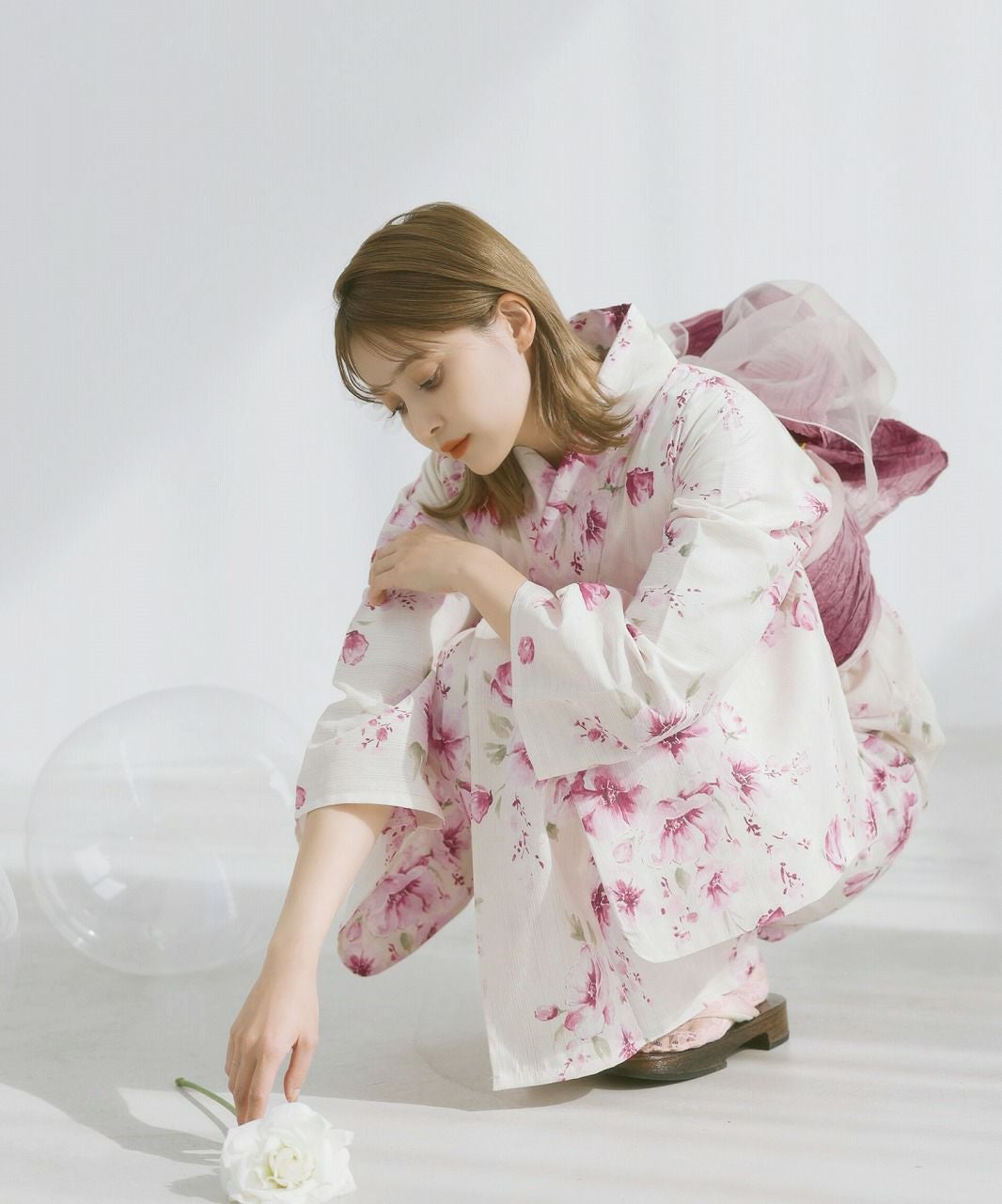 水彩の雪月花(桃) | Dita（ディータ）オフィシャルストア