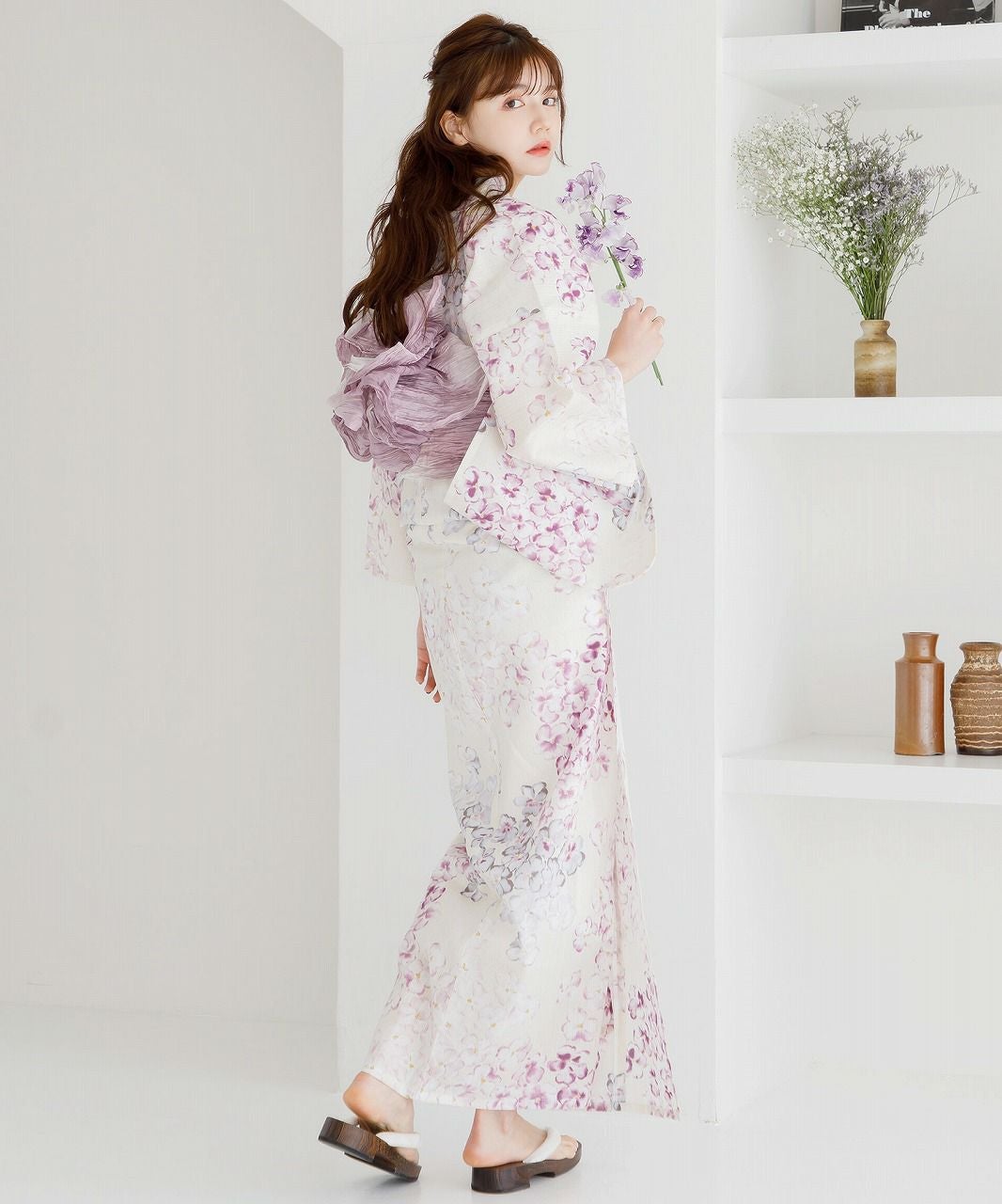 Dita 明鏡京藤色しらべ浴衣セット 明鏡京藤色しらべ | Dita（ディータ）オフィシャルストア