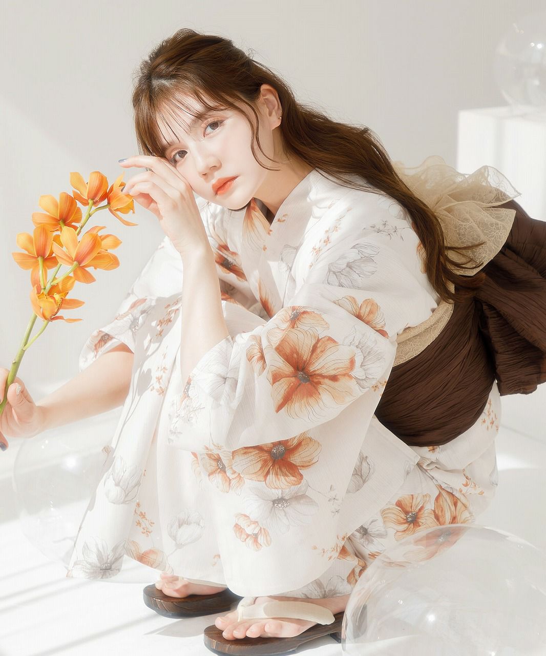 Dita 1人で着られる浴衣5点セット 【柚月の花乙女】 柚月の花乙女 | Dita（ディータ）オフィシャルストア