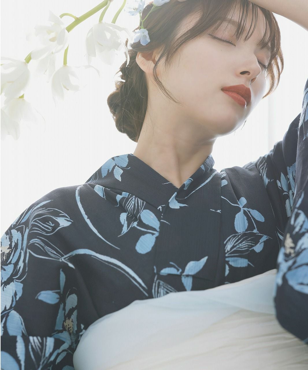 Dita「泡沫の花しらべ」浴衣セット 下駄なし 泡沫の花しらべ(宵) | Dita（ディータ）オフィシャルストア