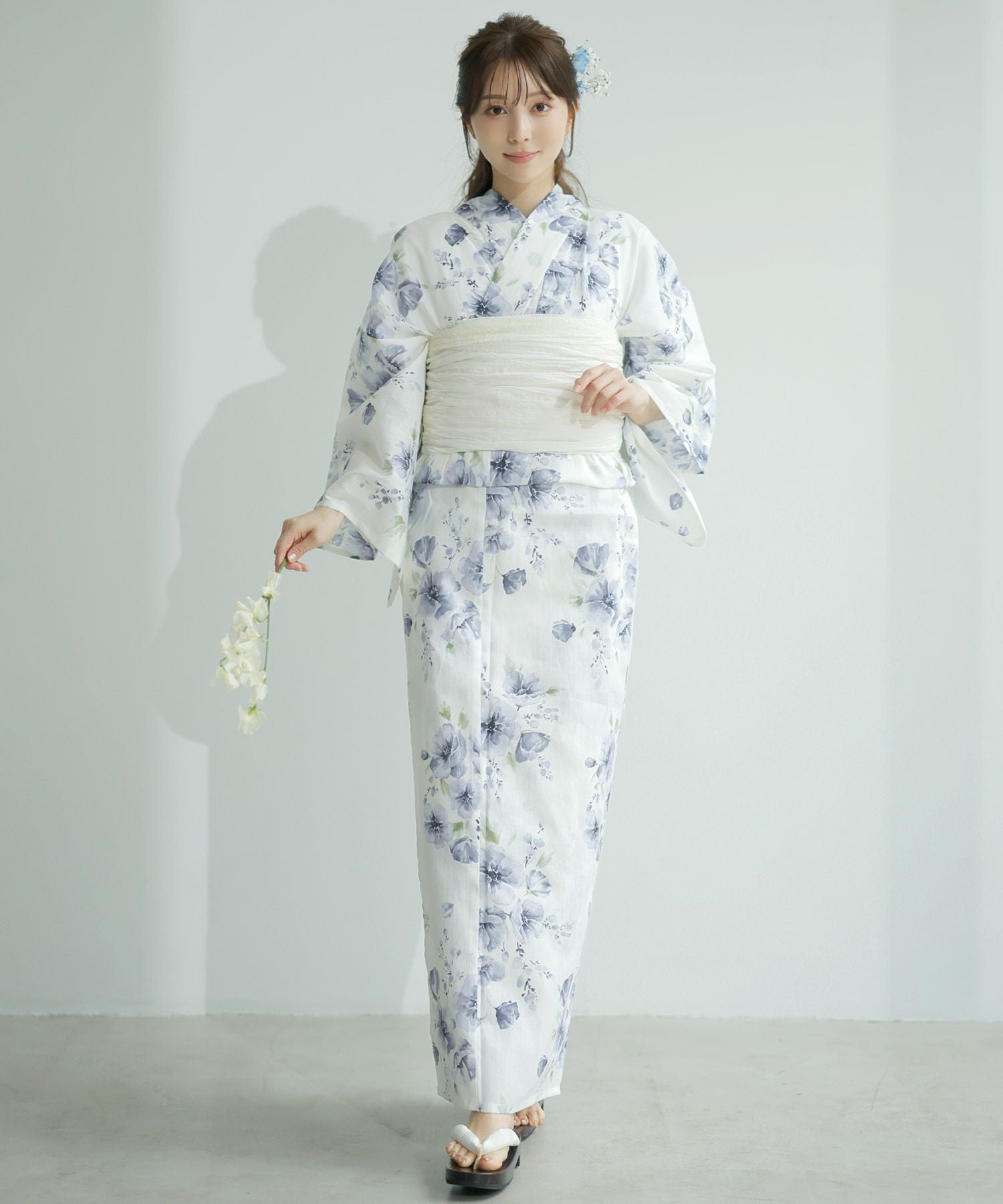 Dita 浴衣　水彩の雪月花(涼) 水彩の雪月花(涼) | Dita（ディータ）オフィシャルストア