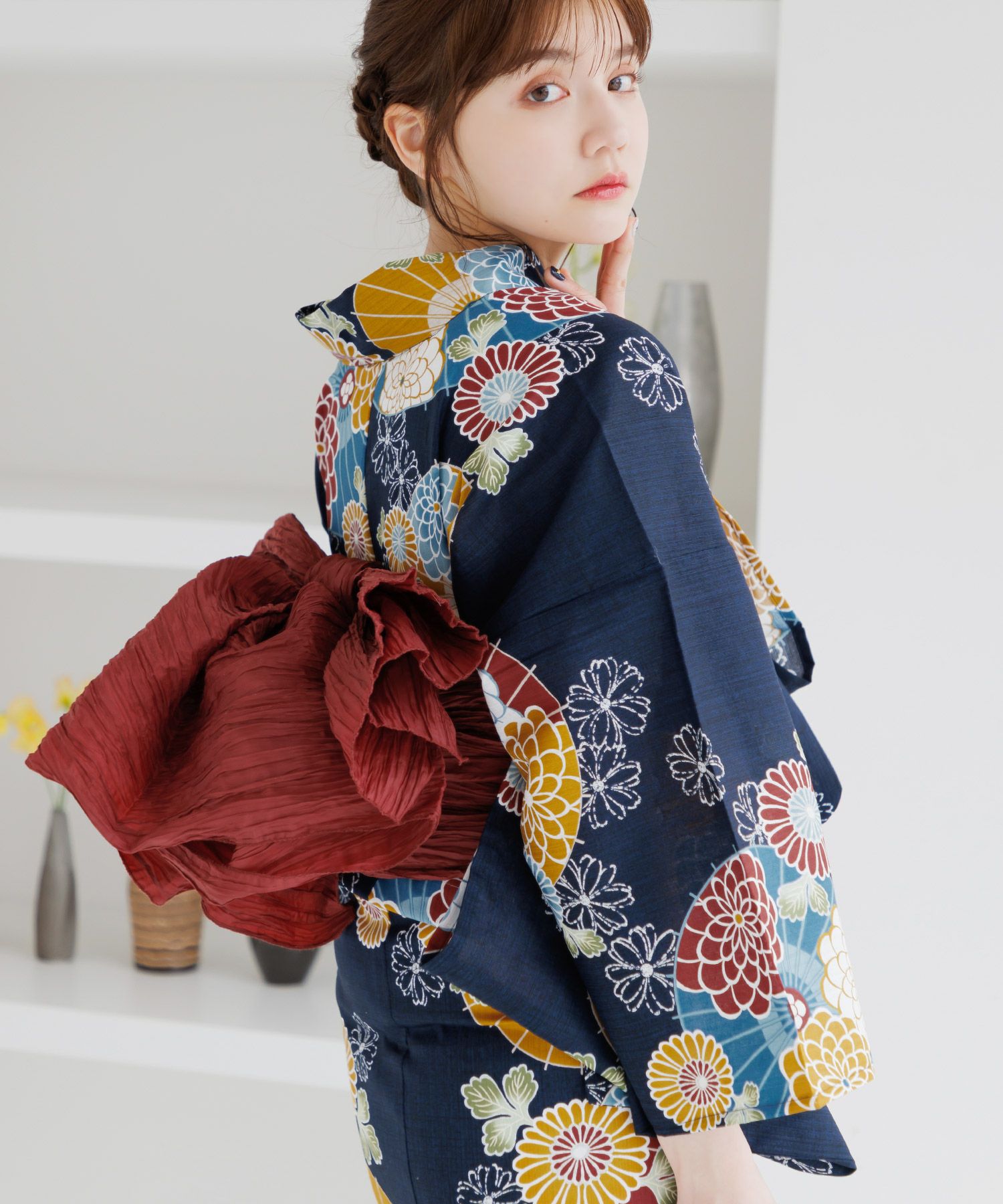 Dita 浴衣 浮世の和傘重ね 浮世の和傘重ね(月夜) | Dita（ディータ）オフィシャルストア