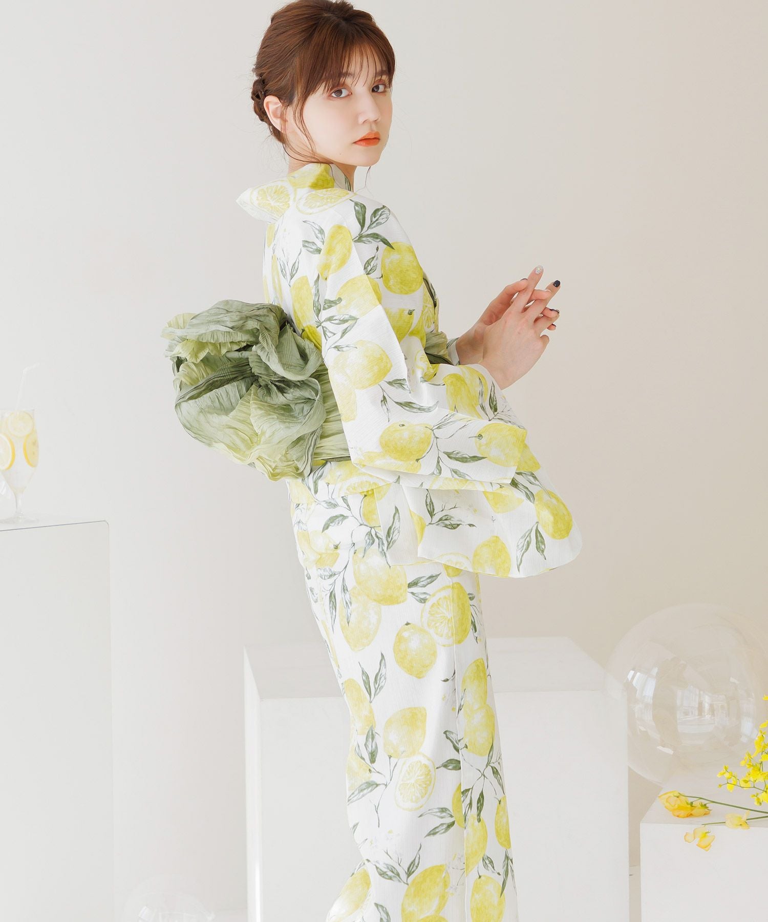 Dita レモン柄浴衣　　黄色 Antique Lemon | Dita（ディータ）オフィシャルストア