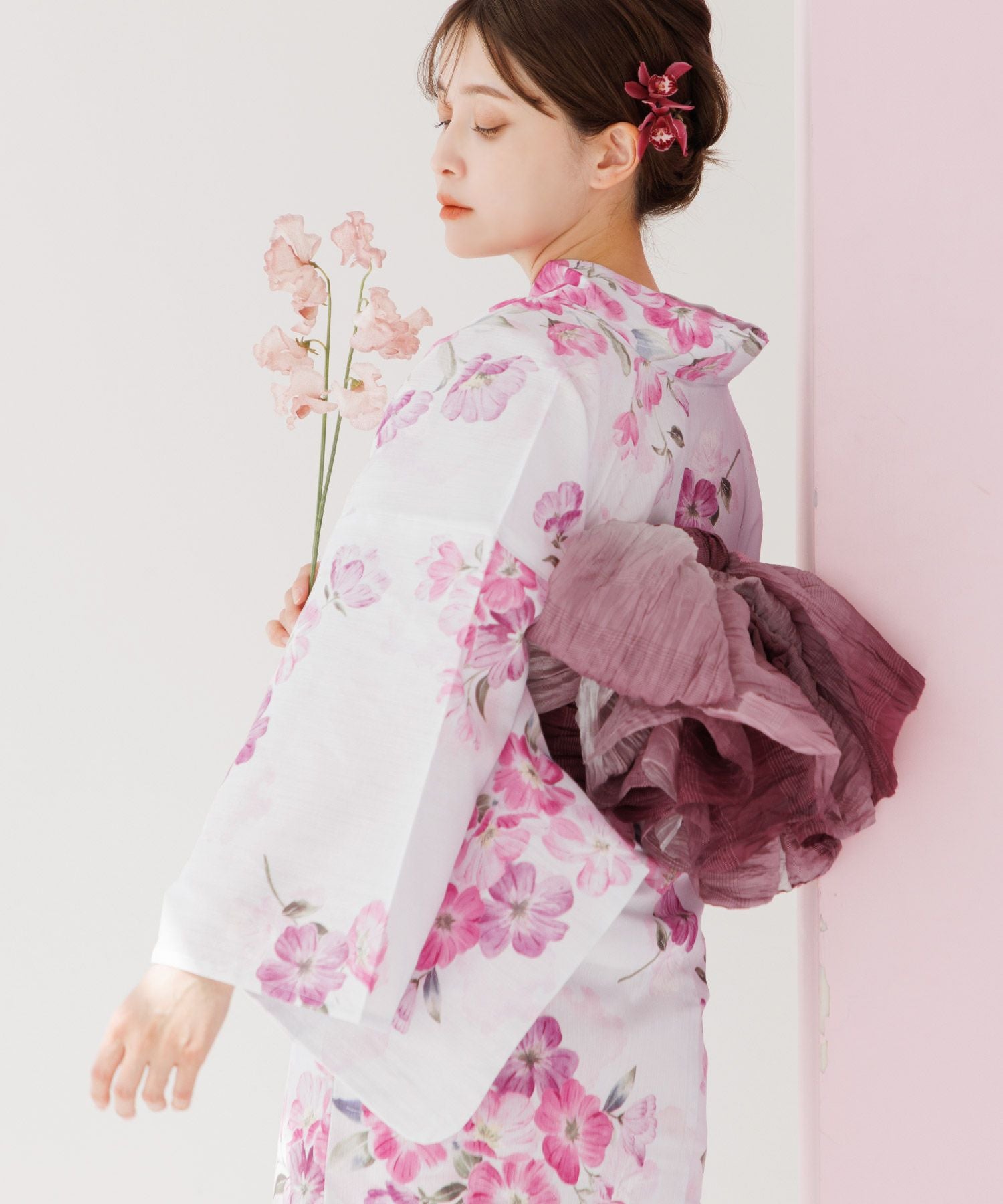 DITA花柄浴衣・帯セット【桜梅桃李】 楽天市場】浴衣 レディース 5点セット 大人 可愛い 女性 婦人 お洒落