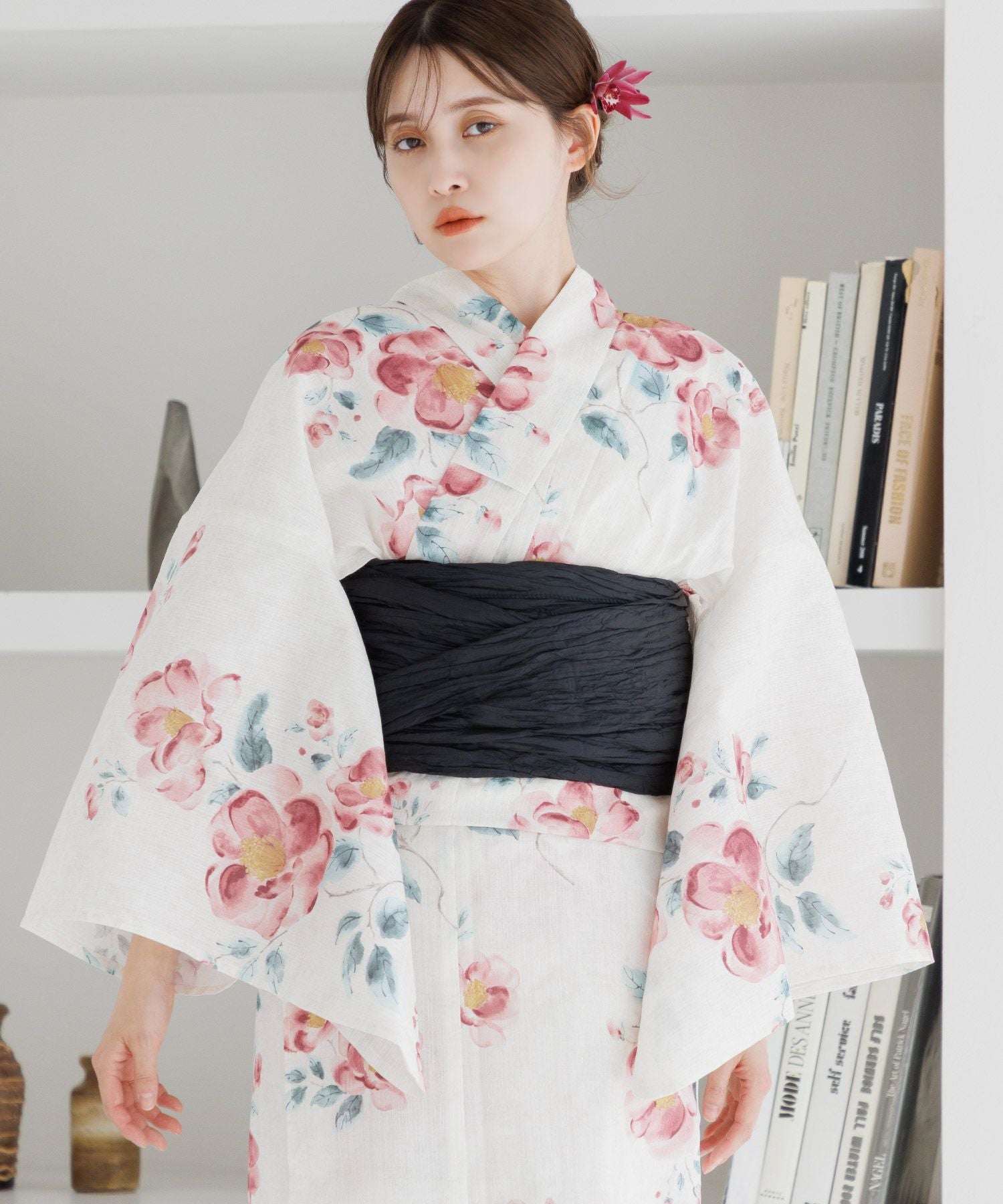 はんなり水彩椿(朱) | Dita（ディータ）オフィシャルストア