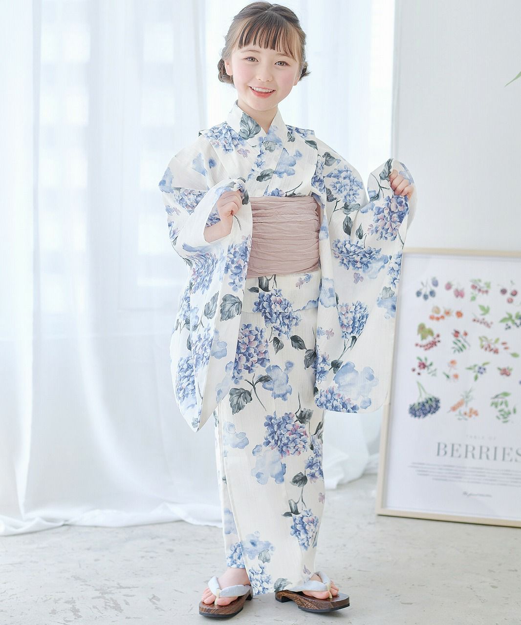 湊色の水彩紫陽花(kids) | Dita（ディータ）オフィシャルストア