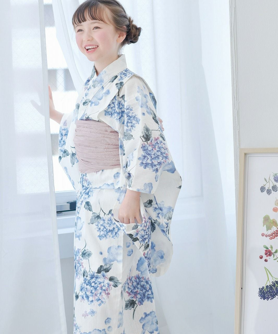 湊色の水彩紫陽花(kids) | Dita（ディータ）オフィシャルストア