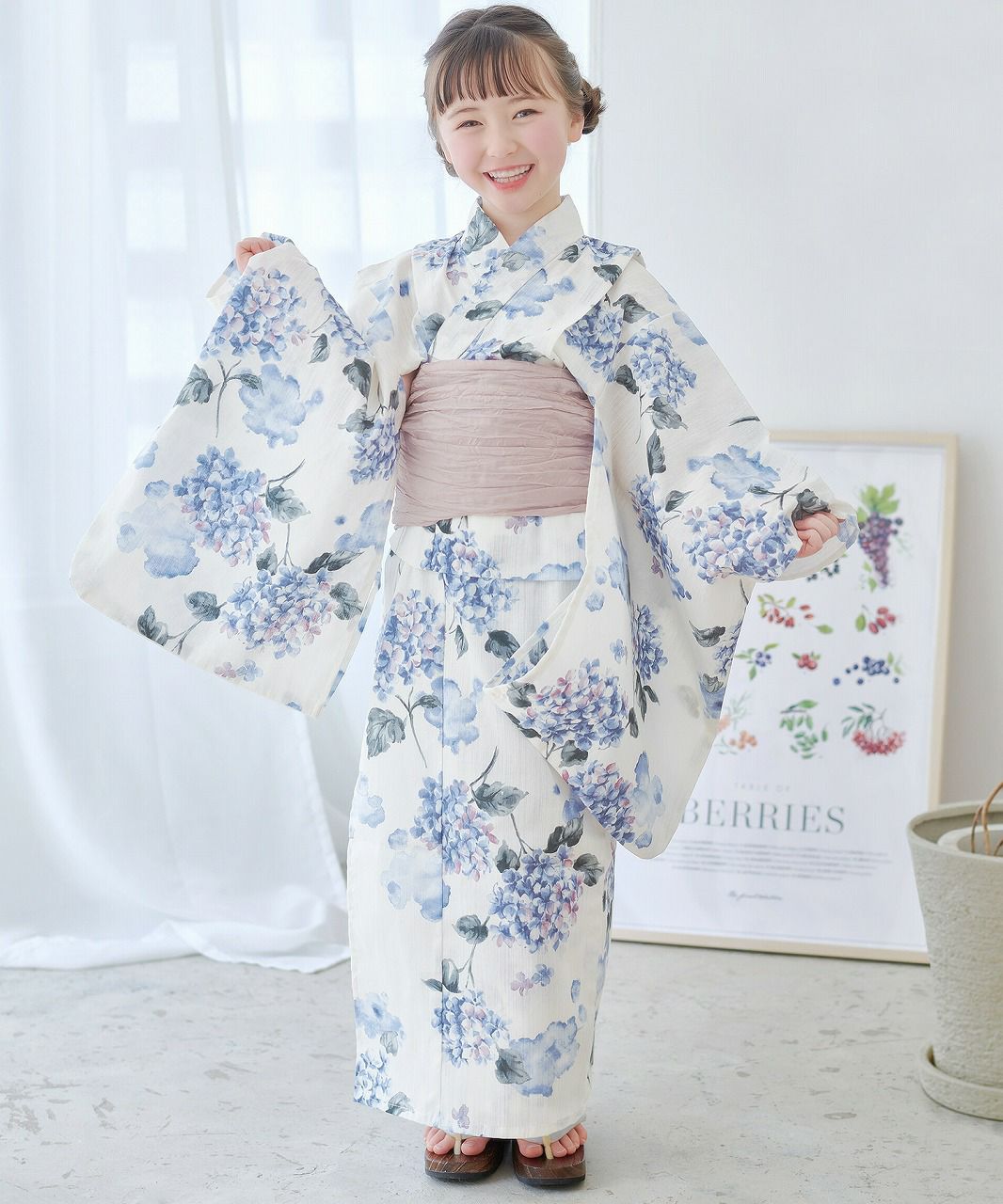 湊色の水彩紫陽花(kids) | Dita（ディータ）オフィシャルストア