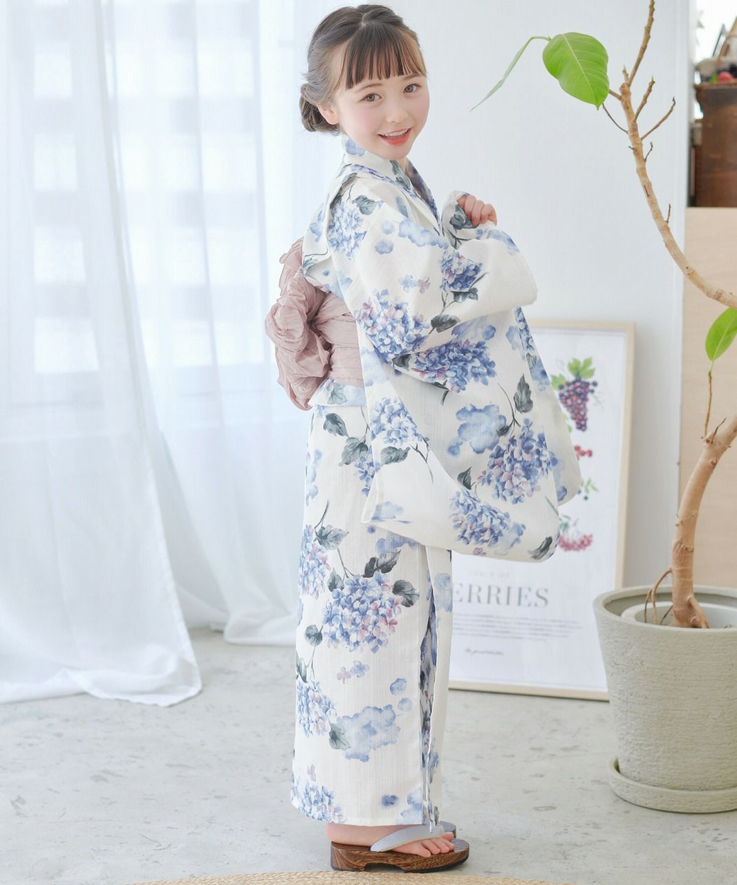 湊色の水彩紫陽花(kids) | Dita（ディータ）オフィシャルストア