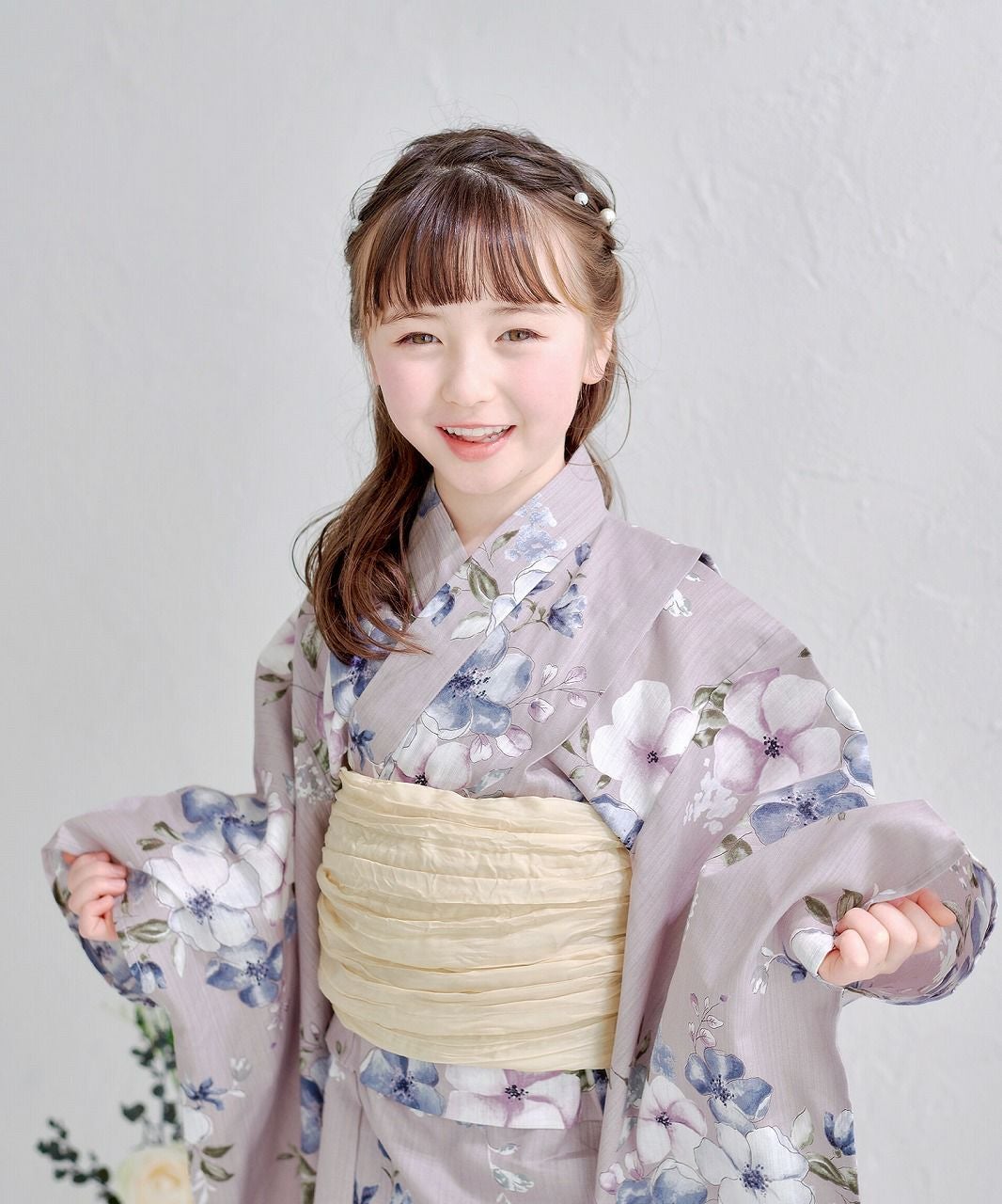 ecru pink flower(kids) | Dita（ディータ）オフィシャルストア