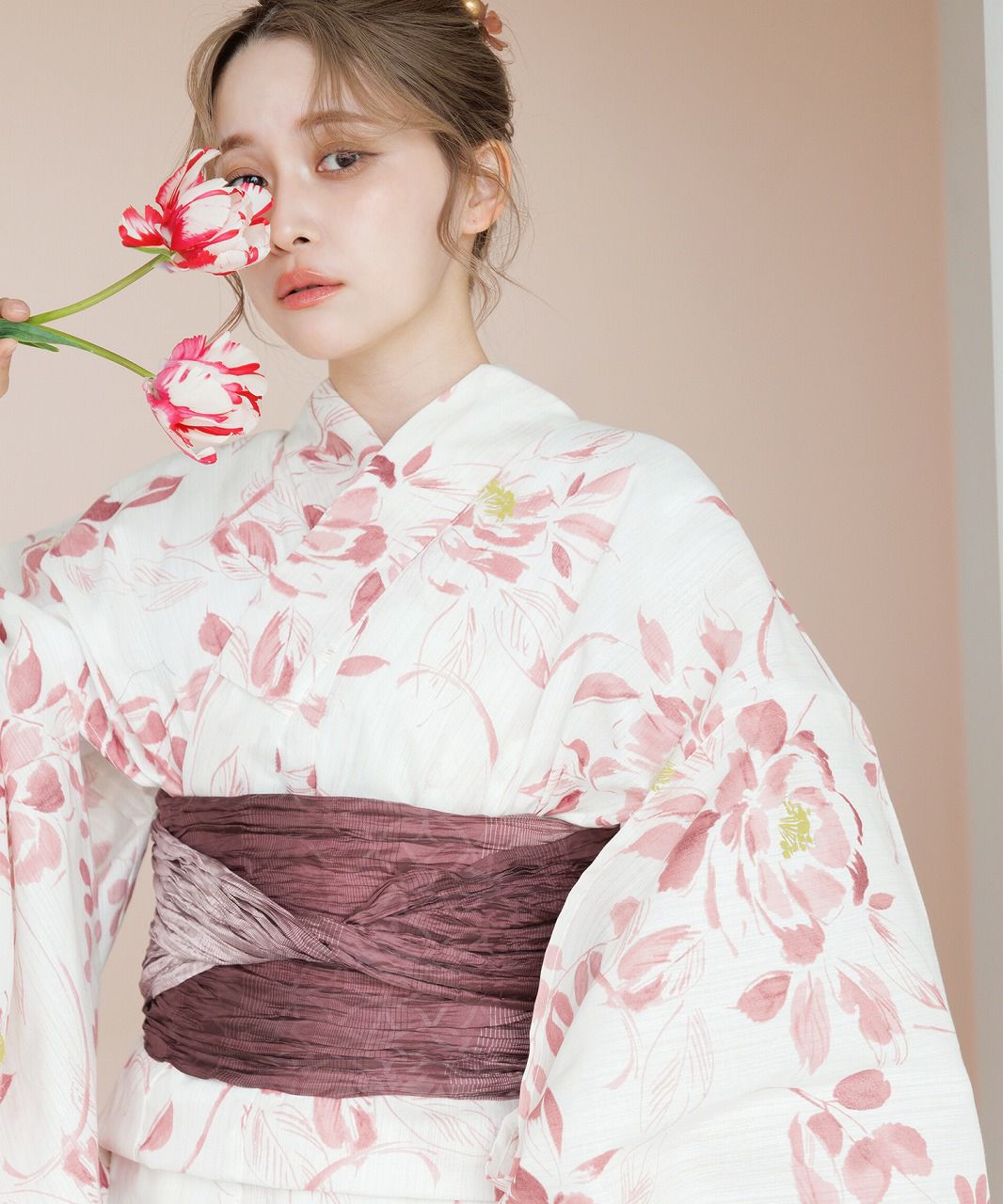 dita【泡沫の花しらべ(妃)】ピンク系 2025 浴衣5点セット 泡沫の花しらべ(妃) | Dita（ディータ）オフィシャルストア