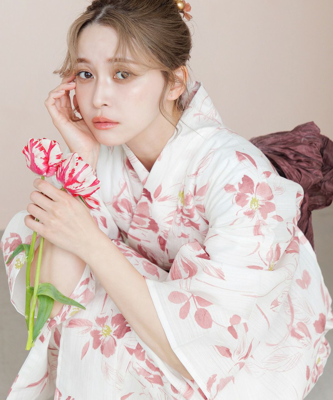 Dita 1人で着られる浴衣5点セット 泡沫の花しらべ 泡沫の花しらべ(妃) | Dita（ディータ）オフィシャルストア