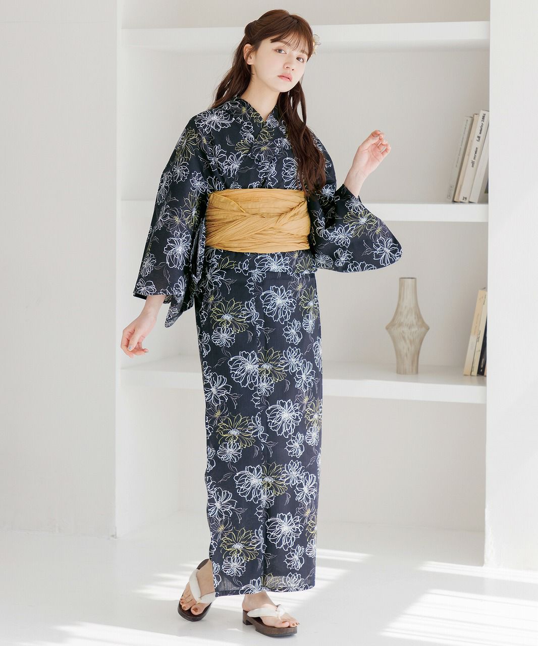 【如月の花帳】2026 浴衣4点セット(ゆかた・帯・下駄・肌着ワンピース） 如月の花帳 | Dita（ディータ）オフィシャルストア