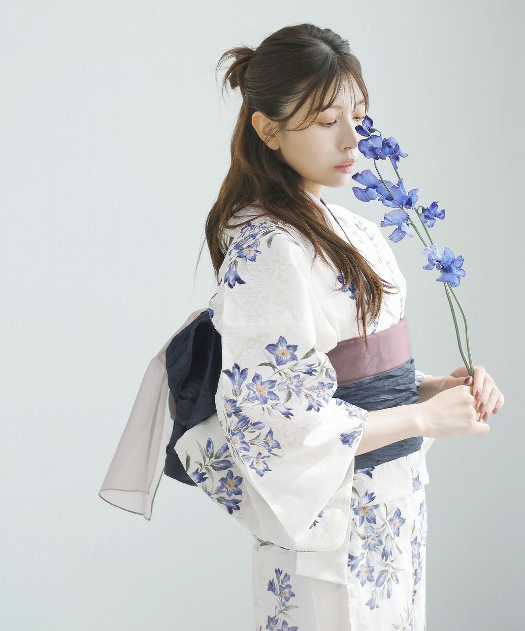 値下げ！Ditaディータ♡オトナ浴衣　高級5点セット♡ 【京の淡宵竜胆】 京の淡宵竜胆 | Dita（ディータ）オフィシャルストア