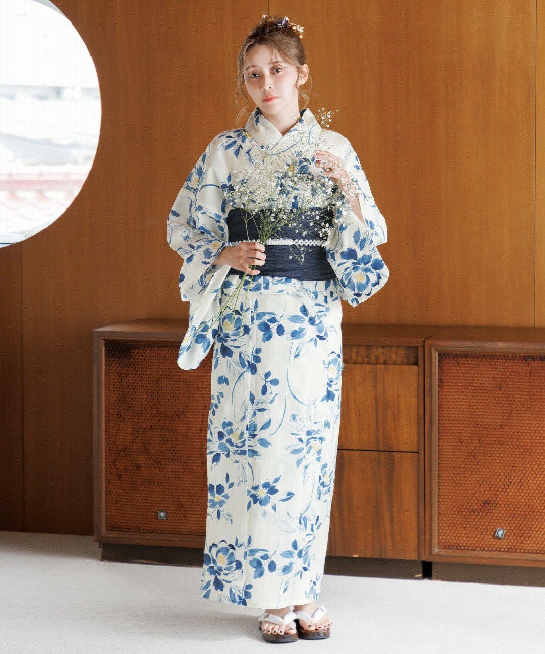 dita 泡沫の花しらべ 浴衣と兵児帯セット おまけあり 泡沫の花しらべ(宵) | Dita（ディータ）オフィシャルストア