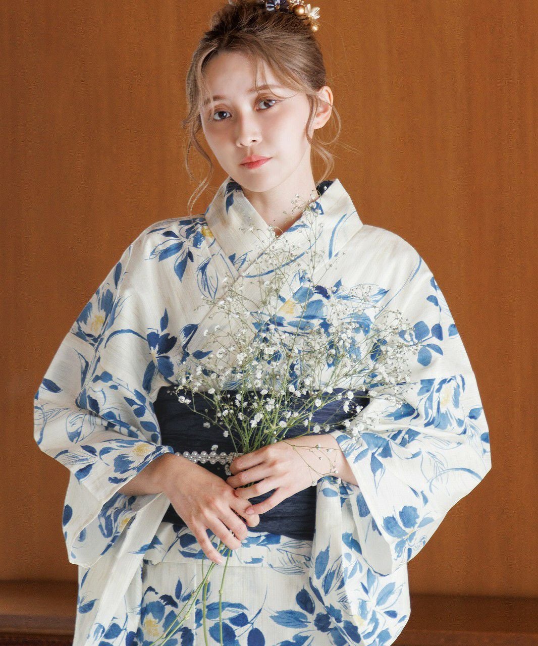 dita 泡沫の花しらべ 浴衣と兵児帯セット おまけあり 泡沫の花しらべ(宵) | Dita（ディータ）オフィシャルストア