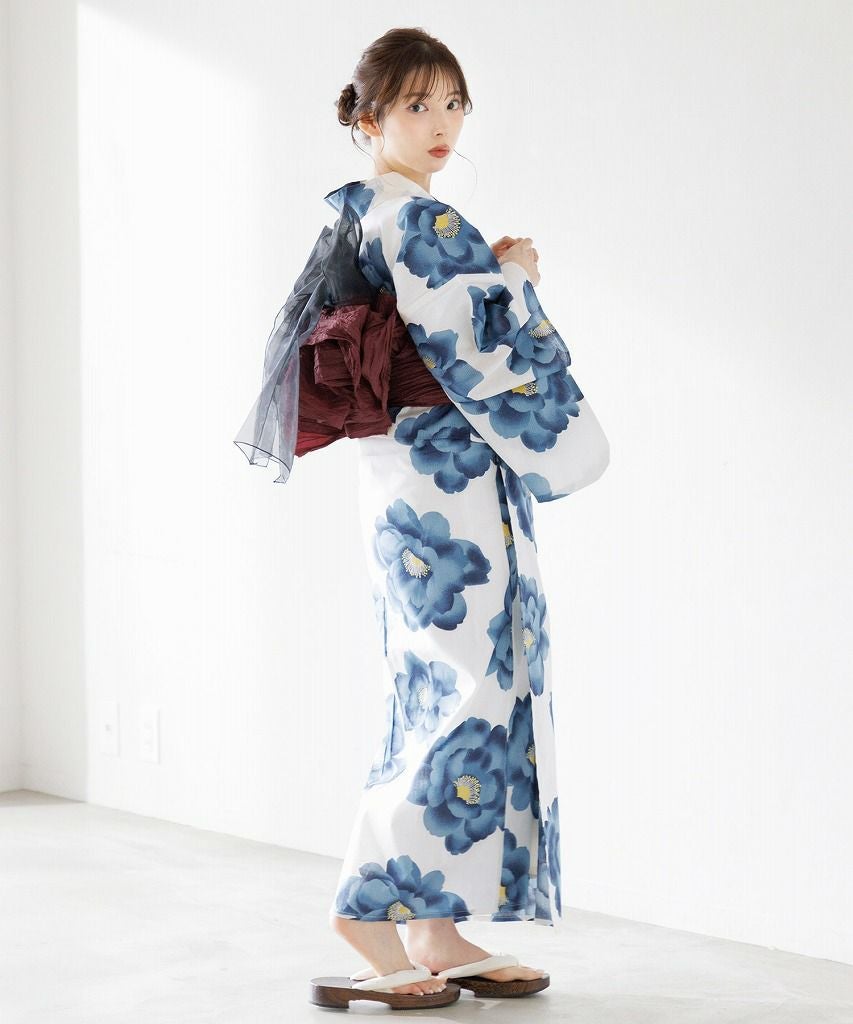 Dita　ディータ　 2way ワンピース浴衣　キャミソール浴衣　水彩の幻想牡丹 先行予約/5月中旬より順次発送予定】湊色の幻想牡丹 | Dita（ディータ