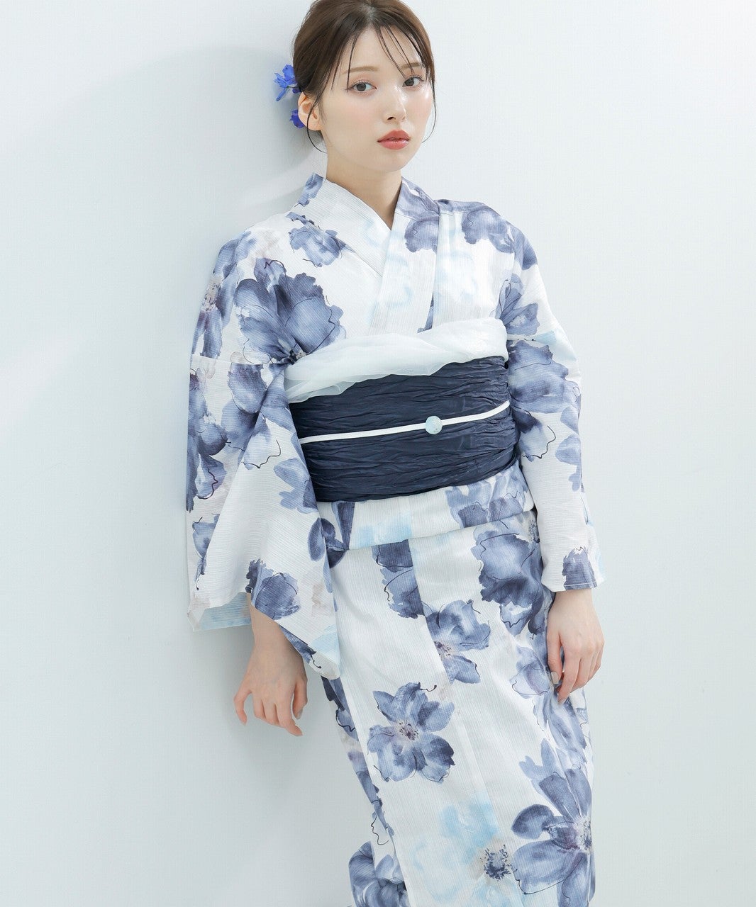 新品♡Ditaディータ♡オトナ浴衣　高級5点セット♡そそぐ白藍花 そそぐ白藍花 | Dita（ディータ）オフィシャルストア
