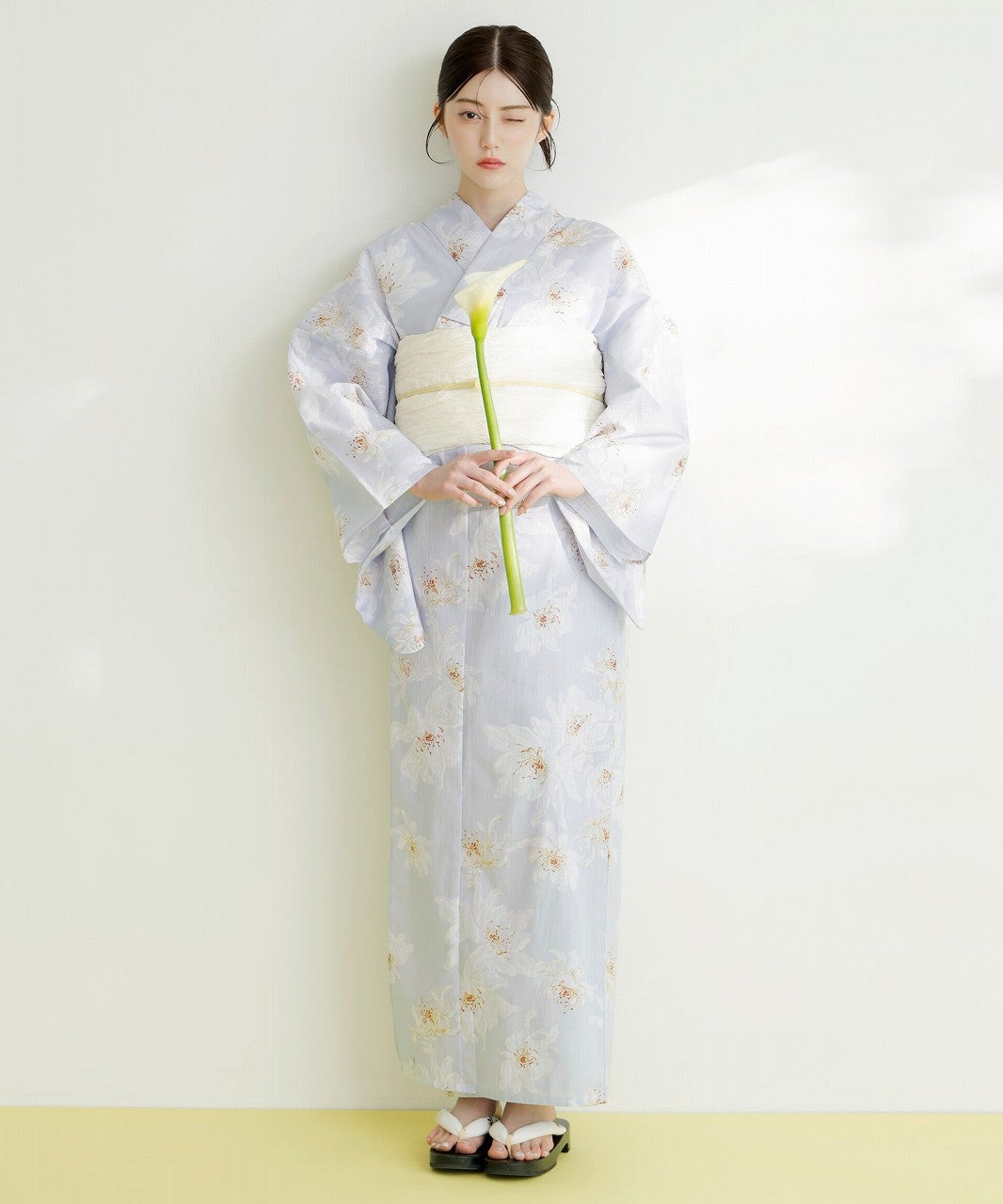 dita 浴衣　湊色の花しらべ　水色 湊色の花うつつ | Dita（ディータ）オフィシャルストア