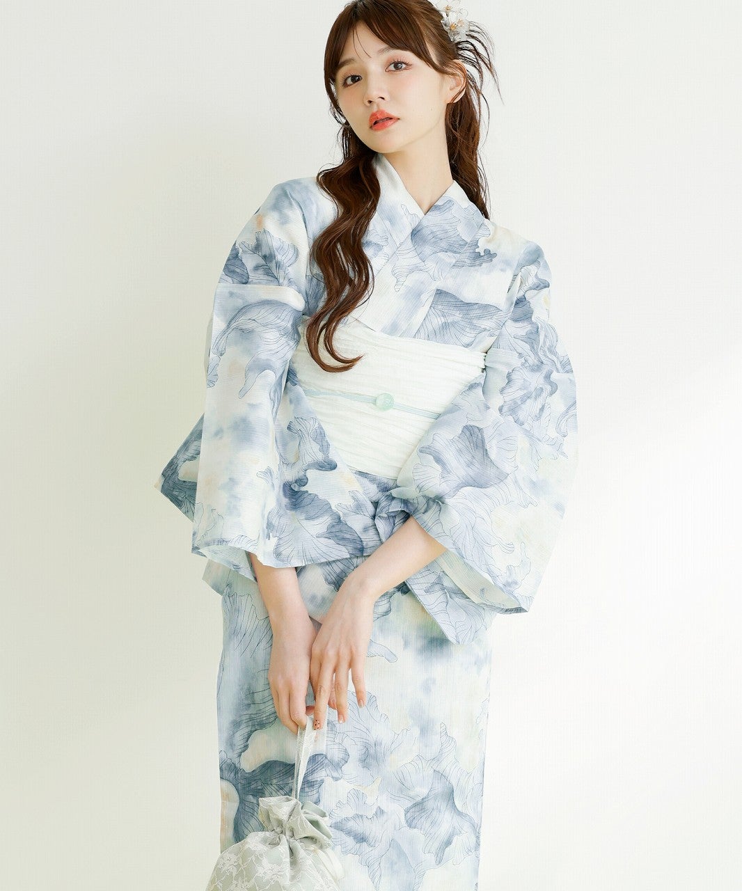 Dita ゆらぐ翠玉凑 オーガンジー兵児帯セット ゆらぐ翠玉湊 | Dita（ディータ）オフィシャルストア