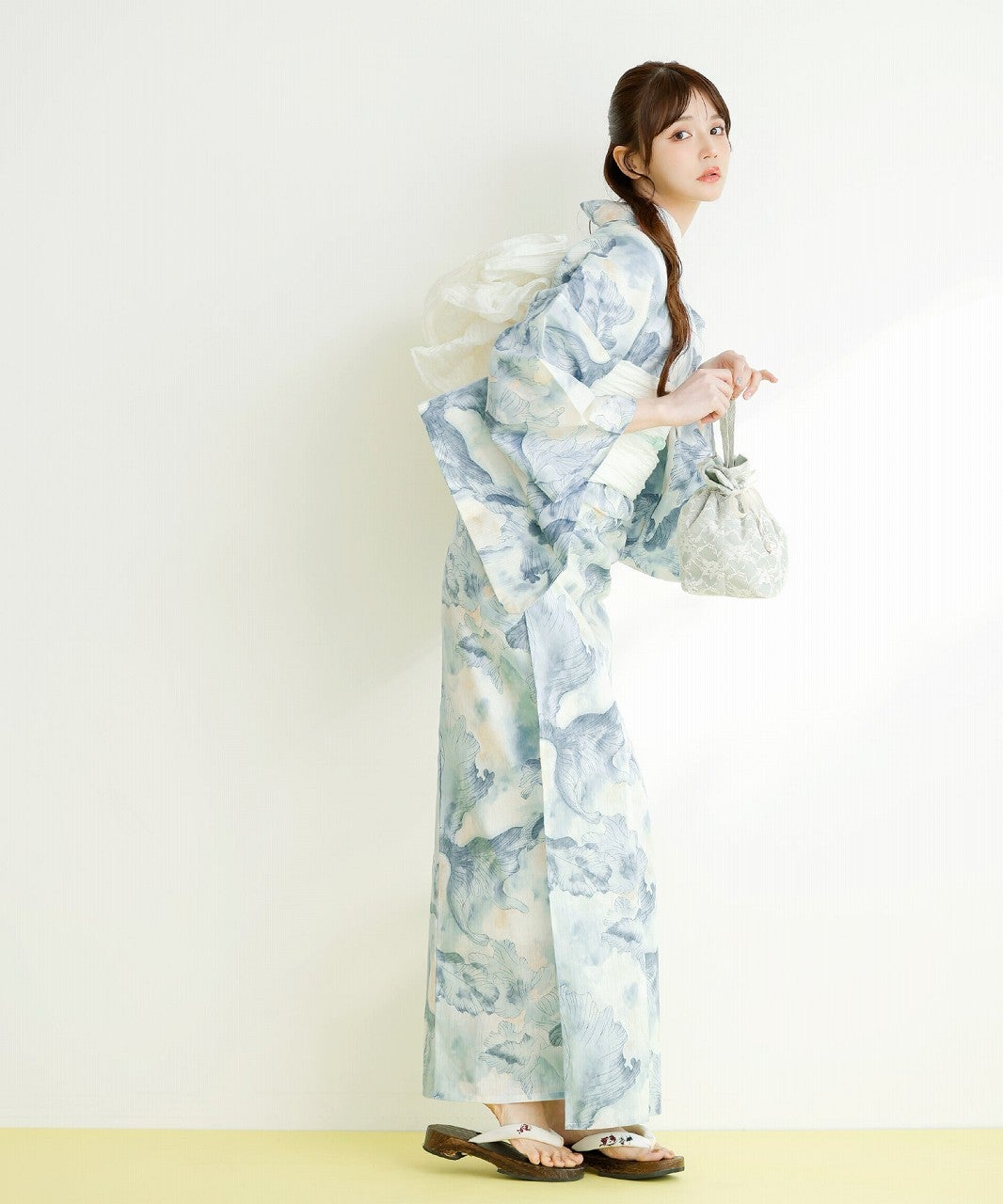 Dita ゆらぐ翠玉凑 オーガンジー兵児帯セット ゆらぐ翠玉湊 | Dita（ディータ）オフィシャルストア