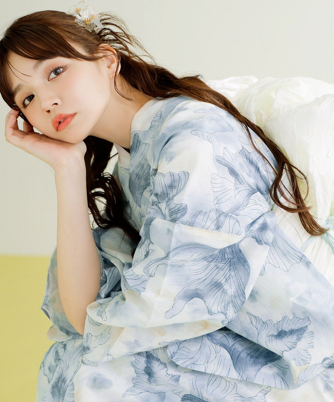 Dita ゆらぐ翠玉凑 巾着 飾り紐 オーガンジー兵児帯セット ゆらぐ翠玉湊 | Dita（ディータ）オフィシャルストア