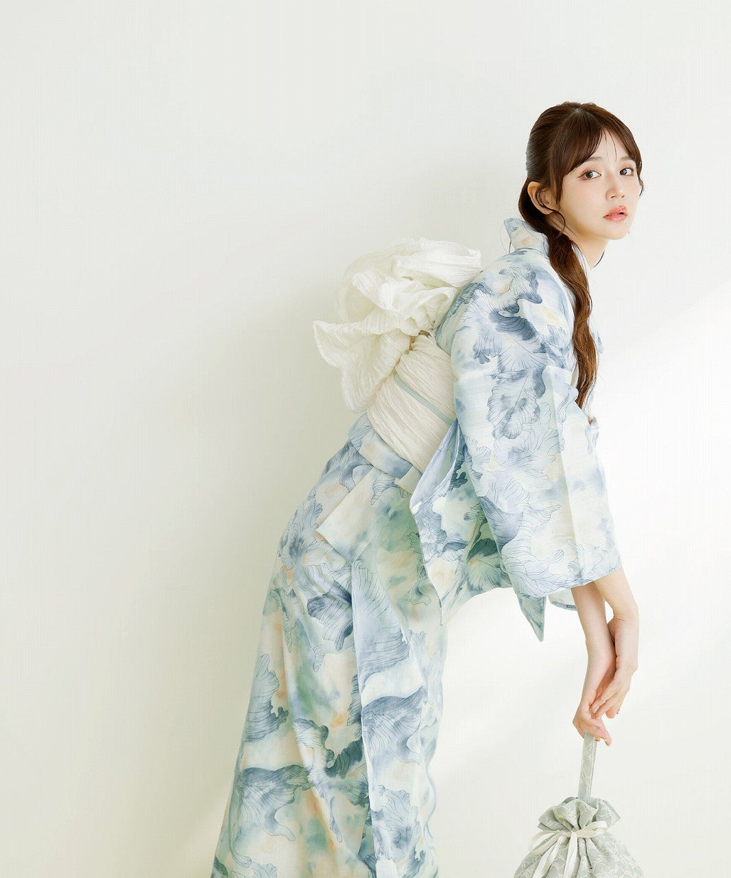 Dita ゆらぐ翠玉凑 巾着 飾り紐 オーガンジー兵児帯セット ゆらぐ翠玉湊 | Dita（ディータ）オフィシャルストア
